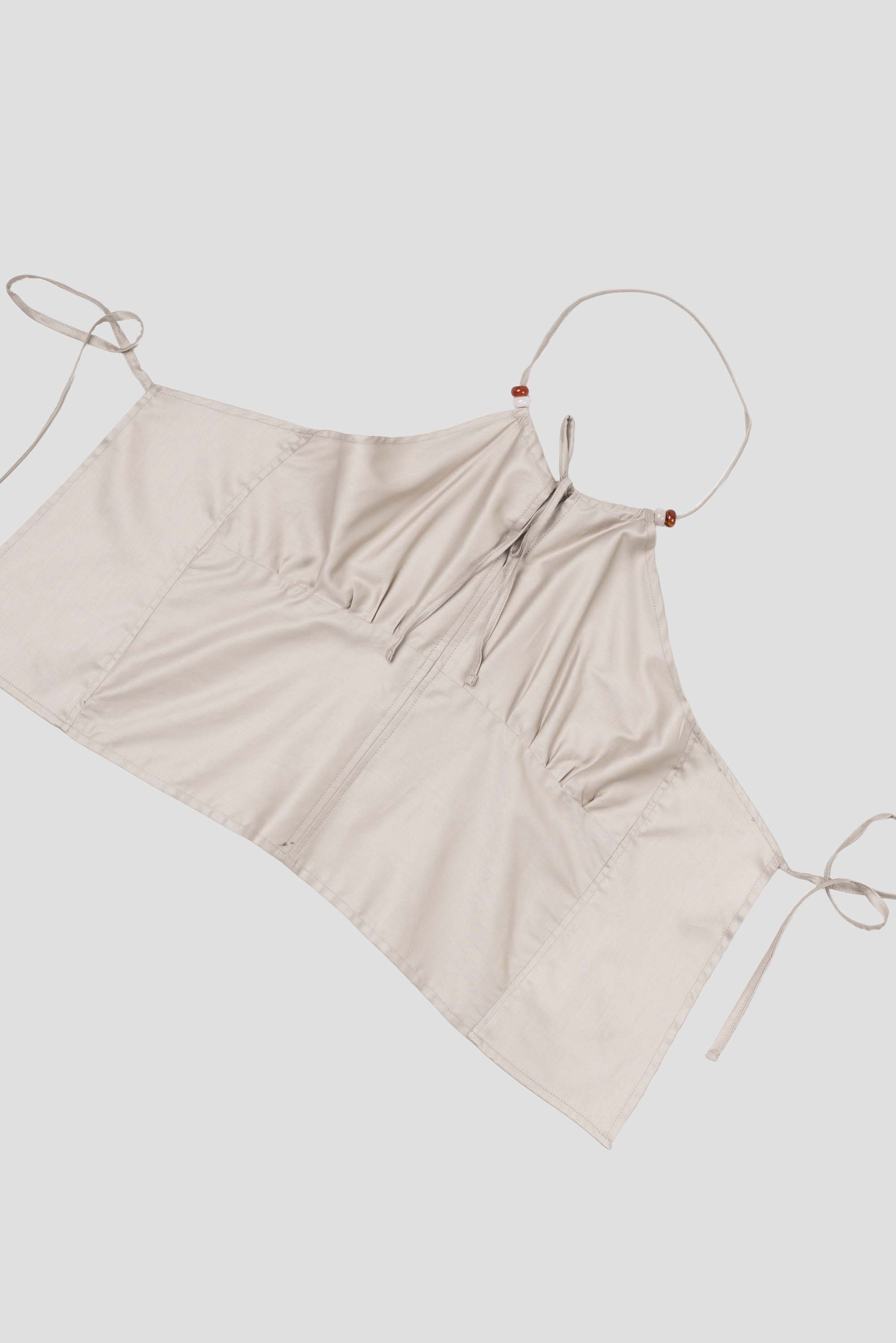 Sateen Halter Light Pink
