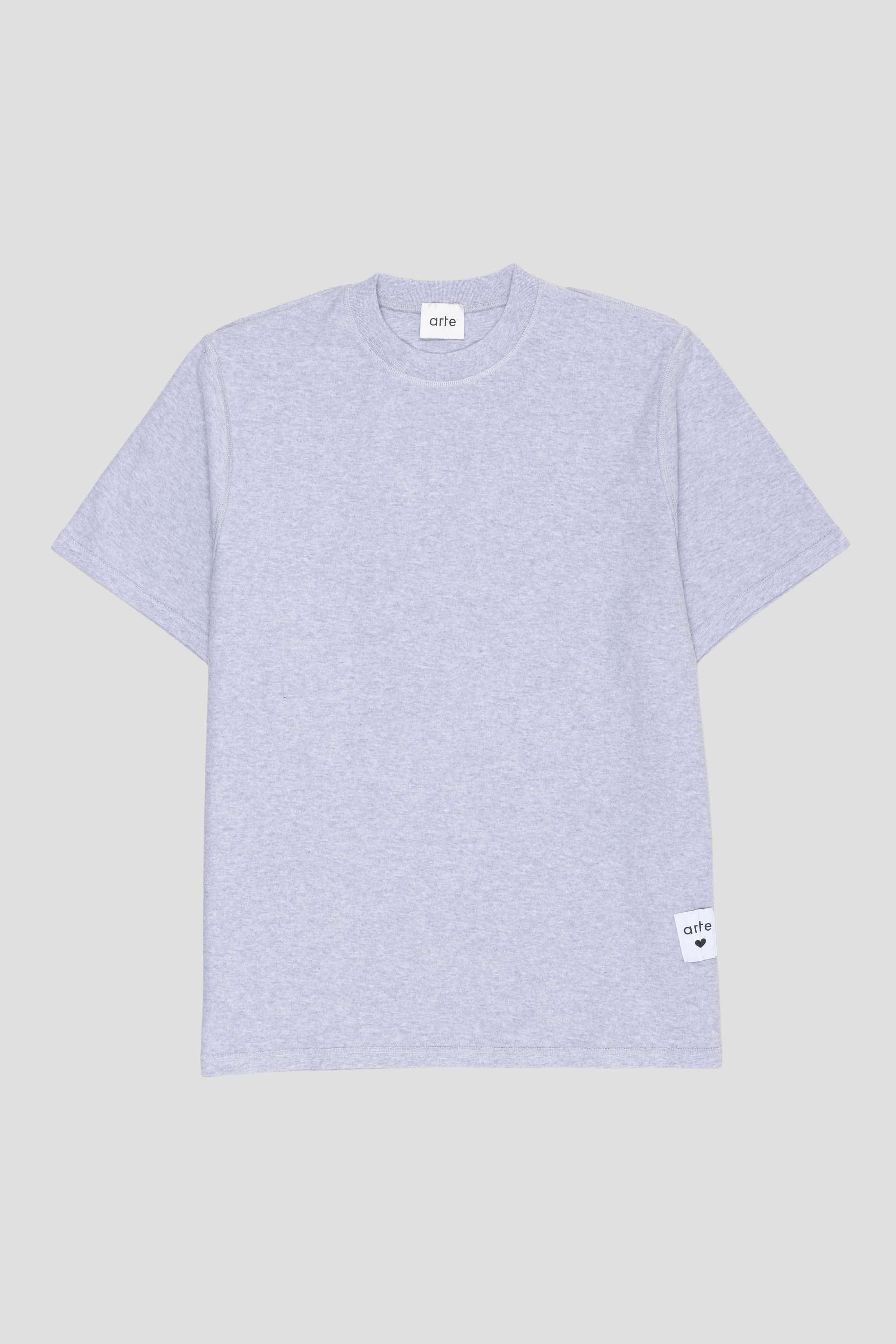 Reversible Label T-Shirt Grey