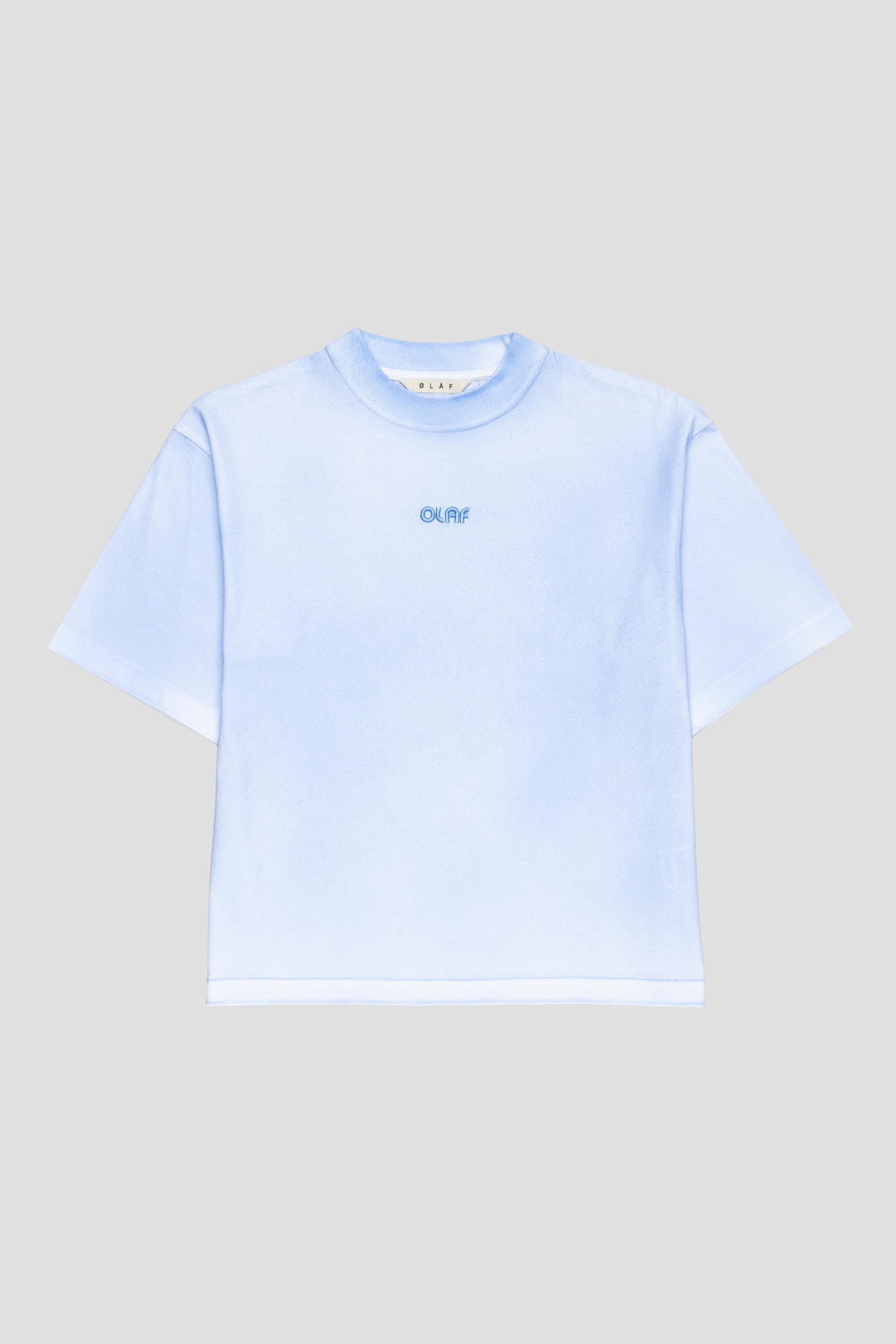 Women's Sprayed Boxy Tee Surf Blue