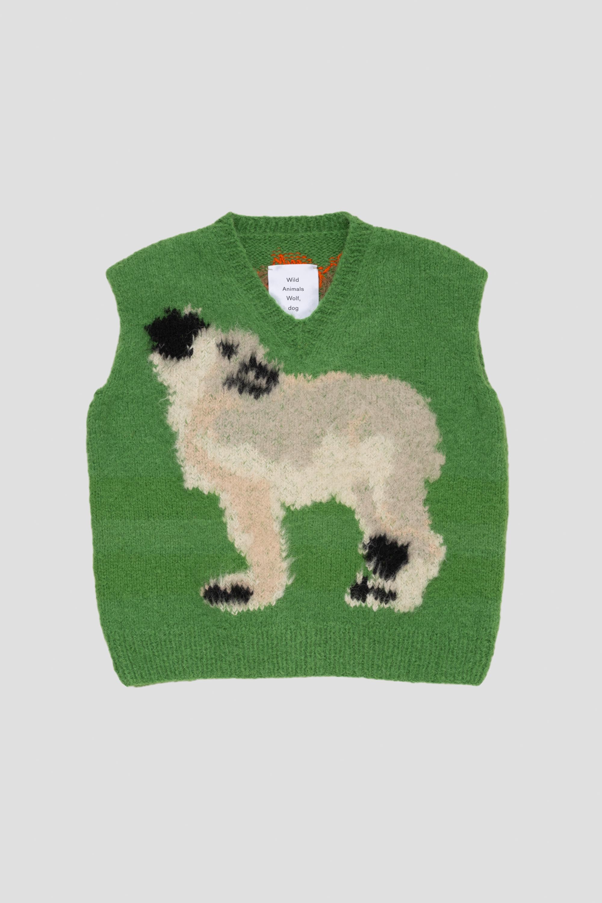 Wolf Dog Knit Green