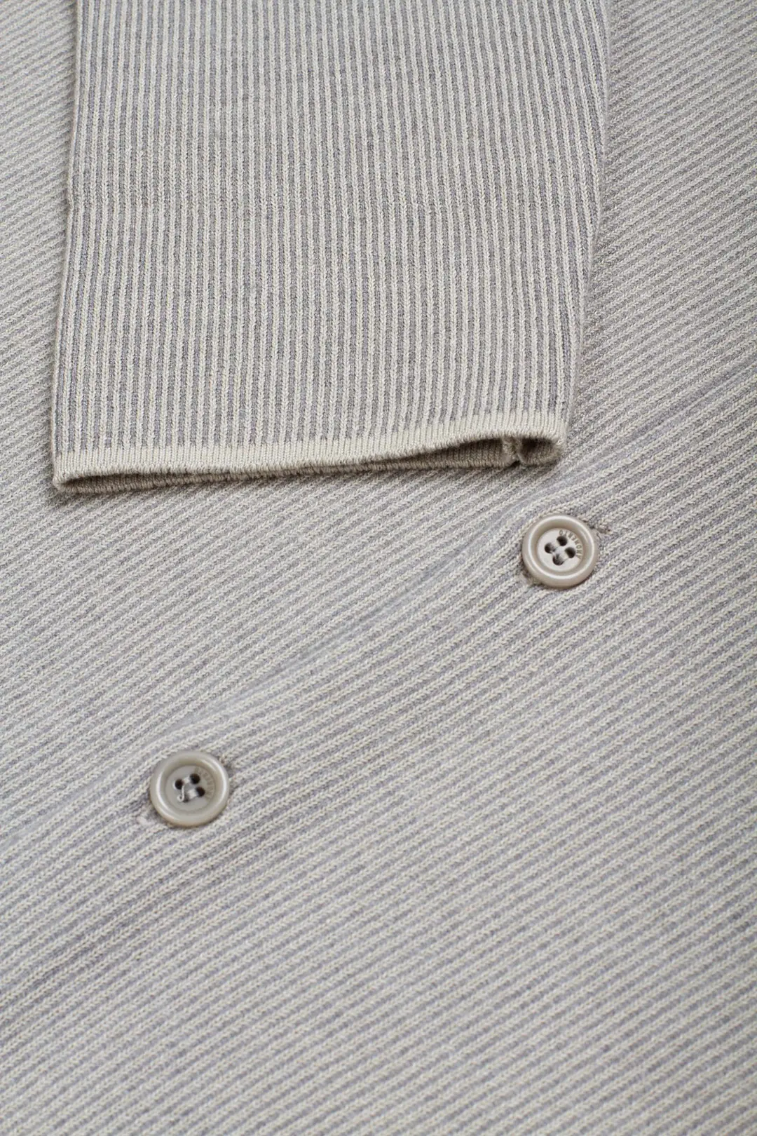 AmomentoStripe Button Up Cardigan Grey