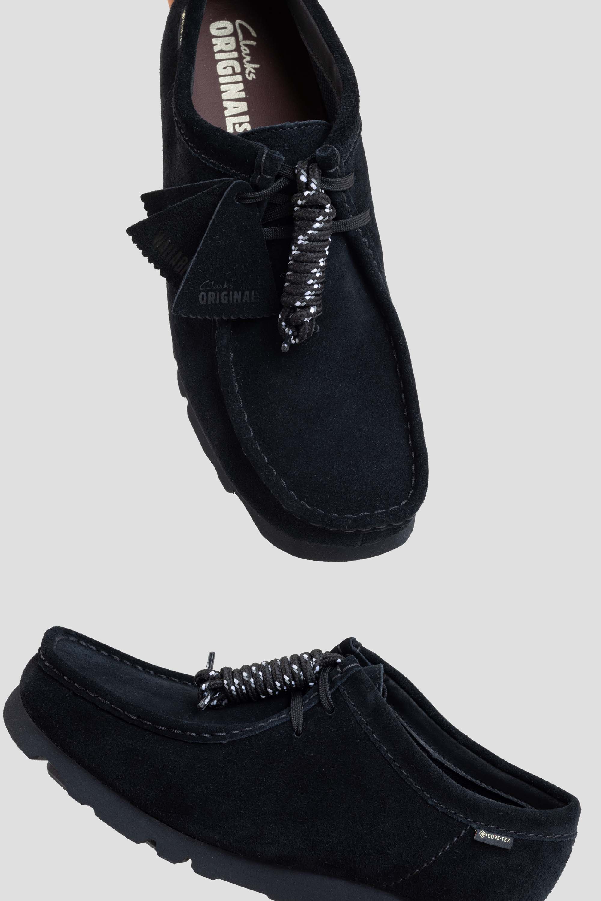 Wallabee GTX Black Suede