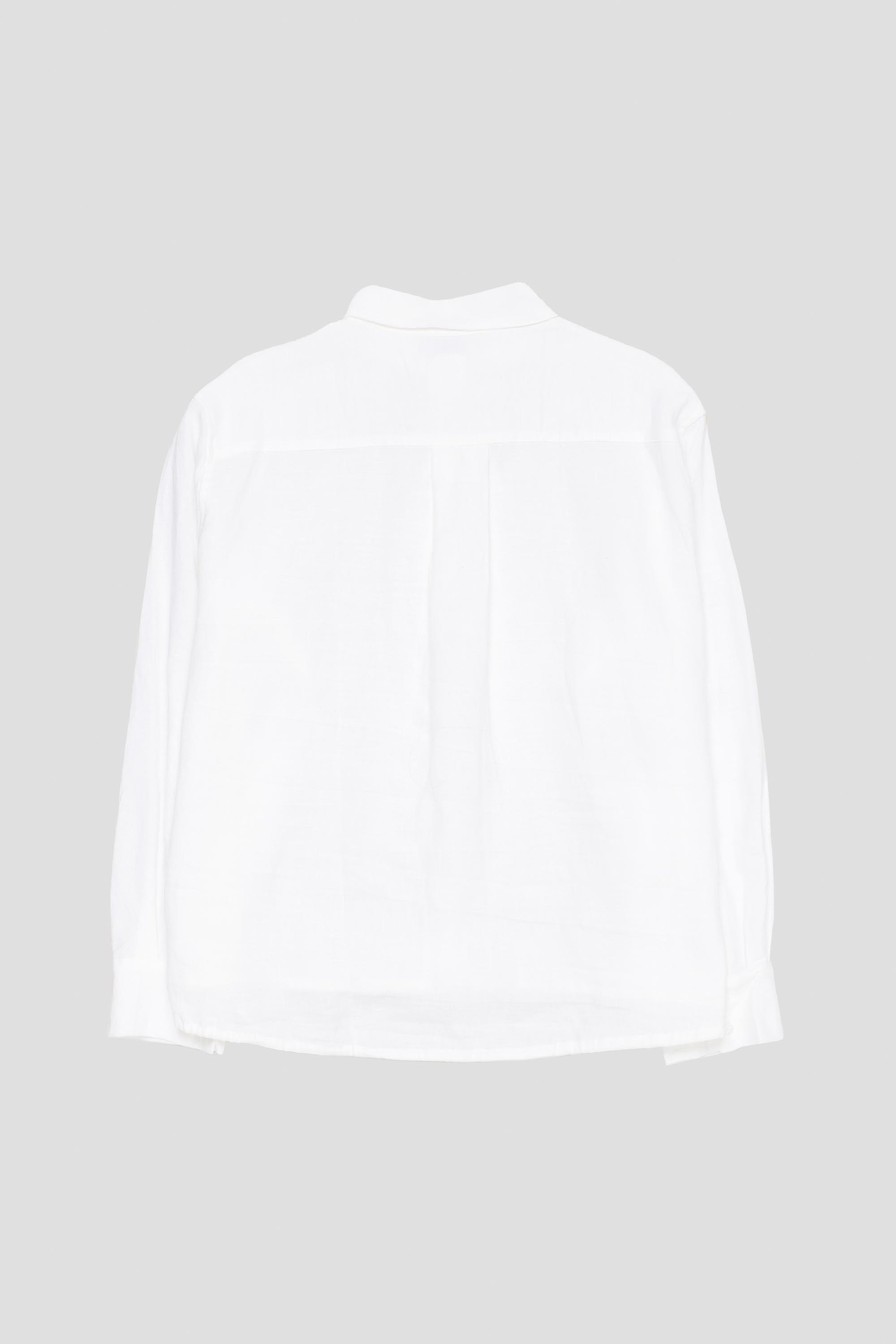 Tie Split Shirt White