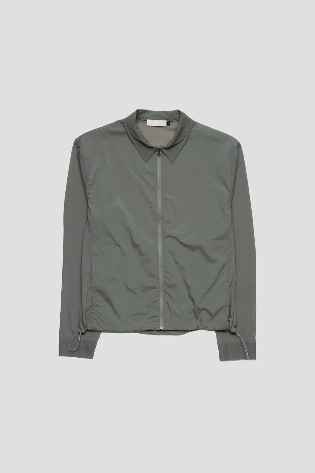 トップス AMOMENTO 24ss SHEER ZIP UP SHIRTS M MINT AMOMENTO 24ss SHEER ZIP UP SHIRTS M MINT トップス