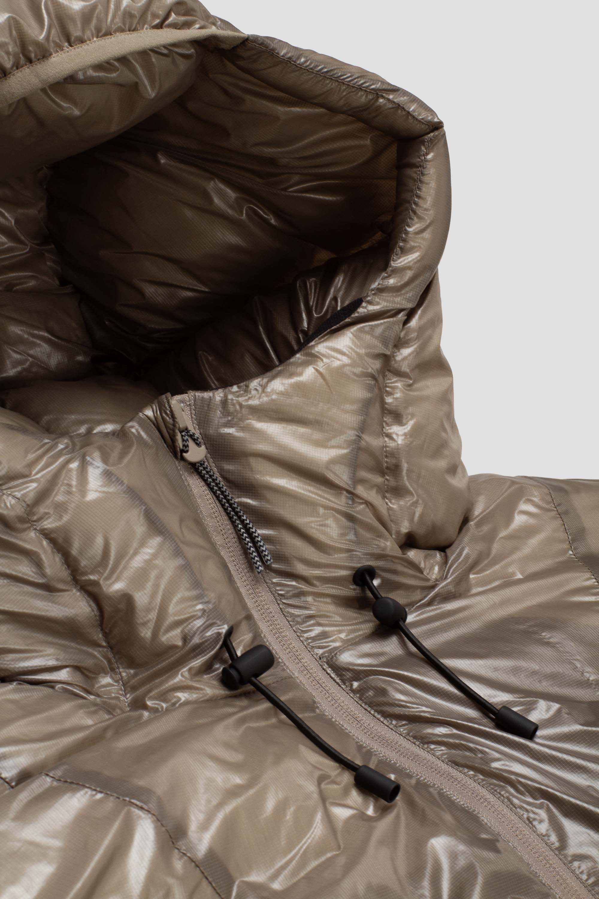 Smooth Down Jacket Taupe