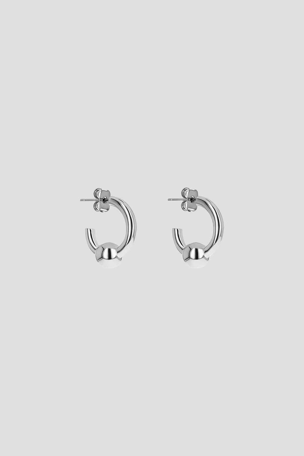 Justine Clenquet Sam Earrings Palladium