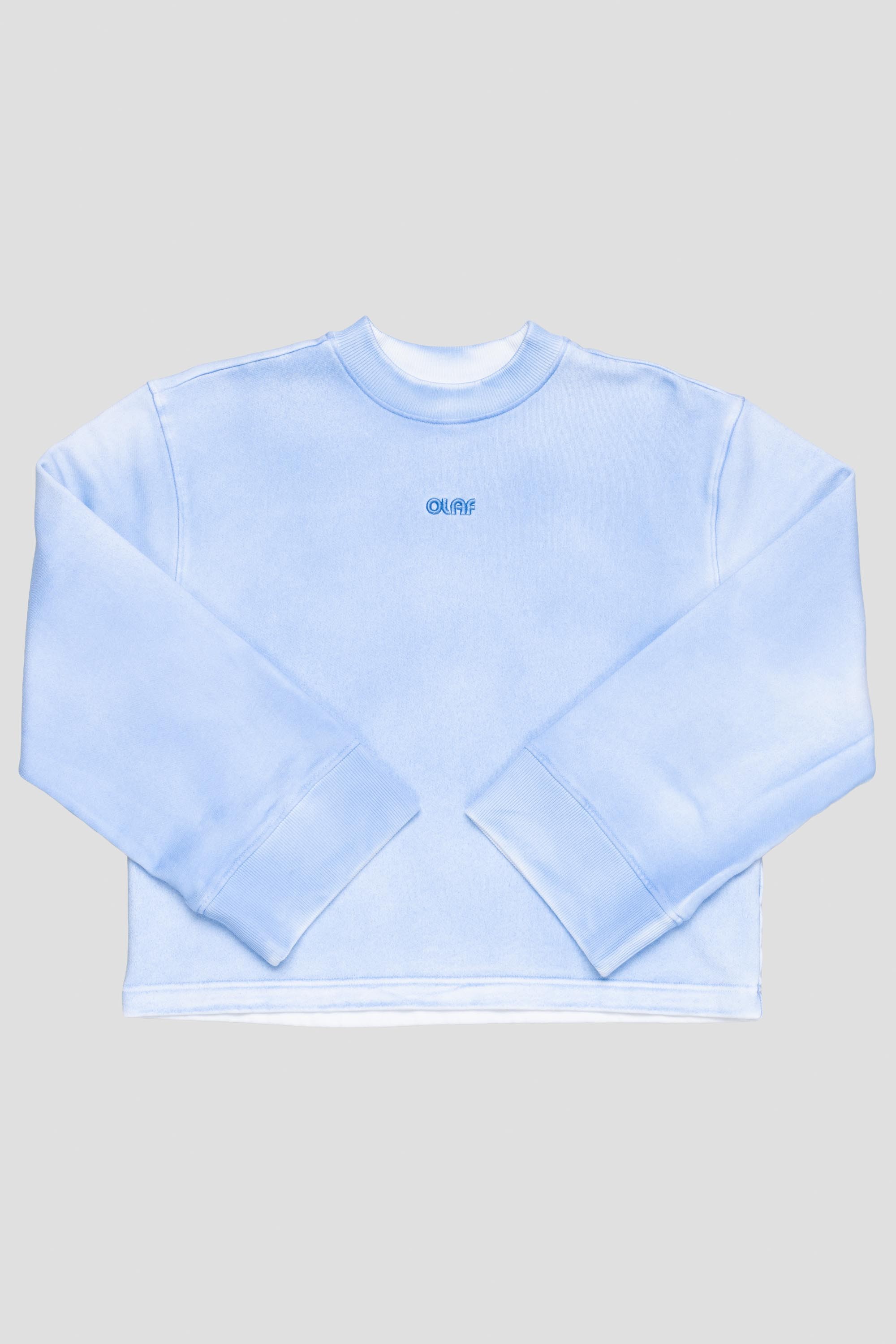 Women's Sprayed Crewneck Surf Blue