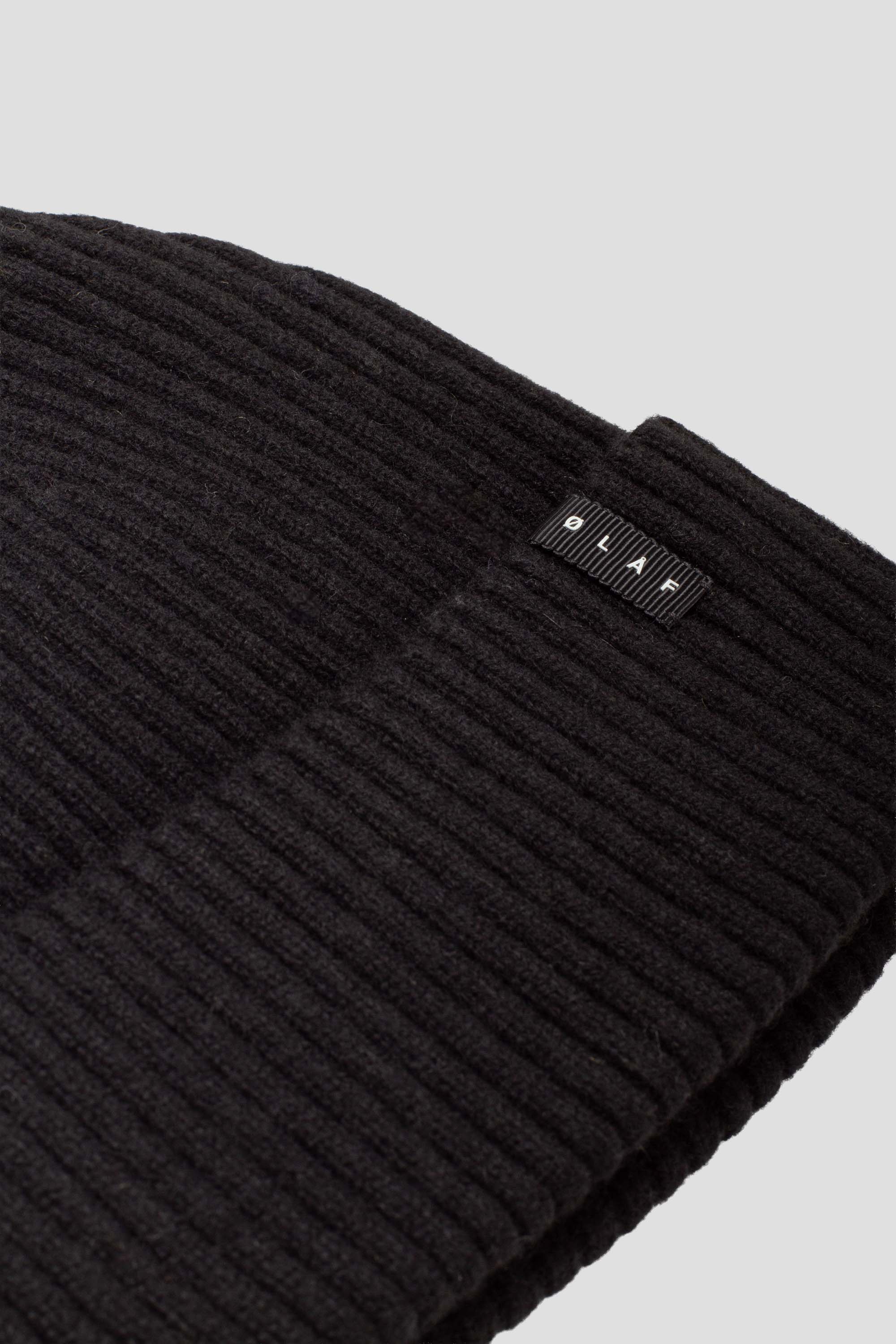Wool Beanie Black