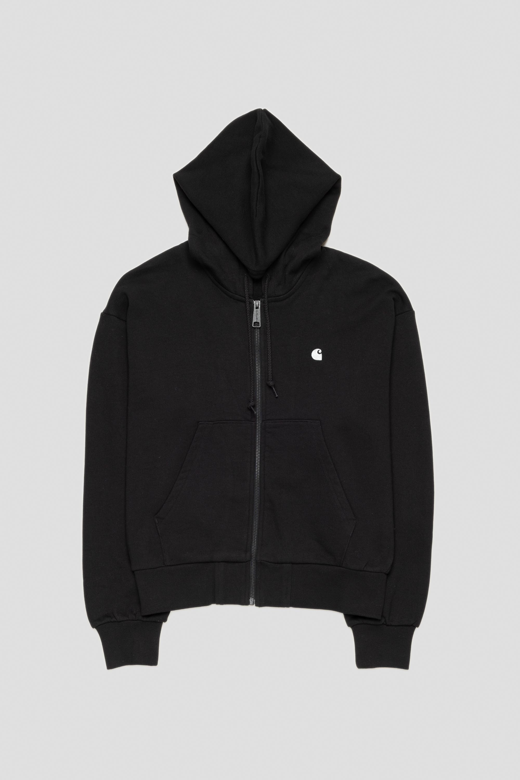 Women's Hooded Casey Jacket Black/Silver