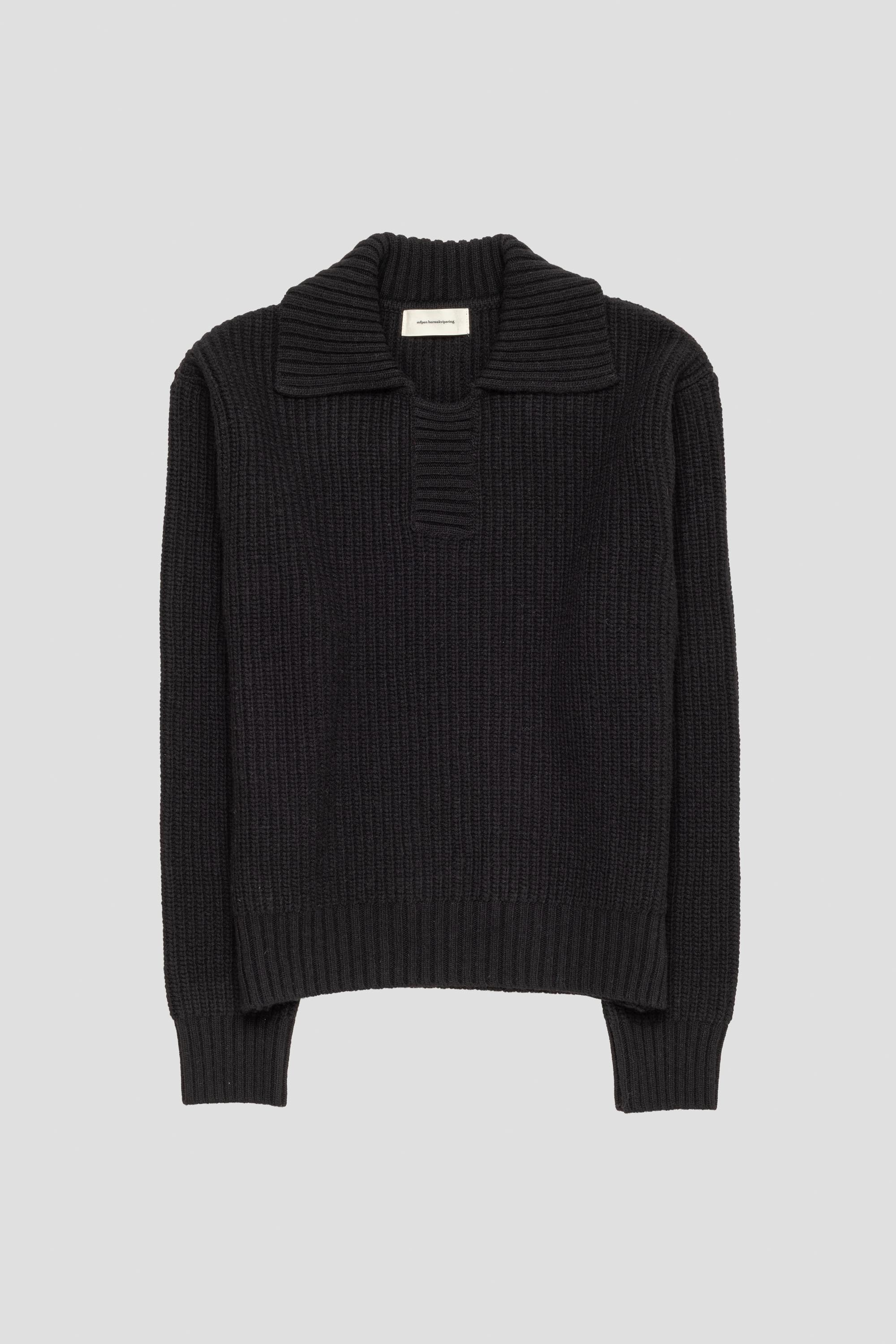 Collar Sweater Black