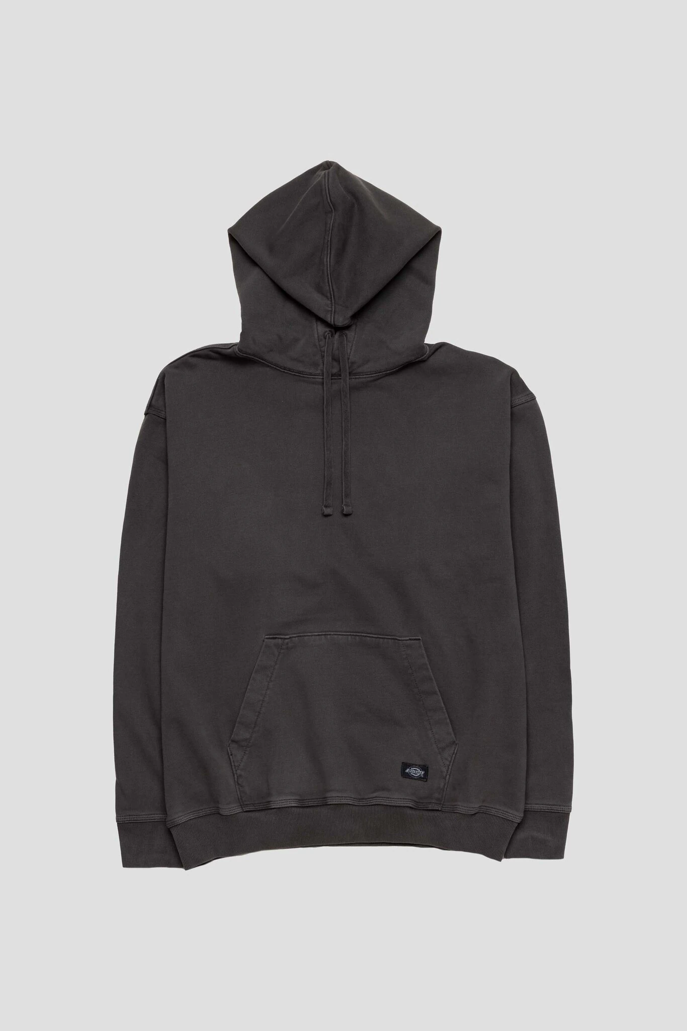 Garment Dyed Hoodie Black Pigment Dyed