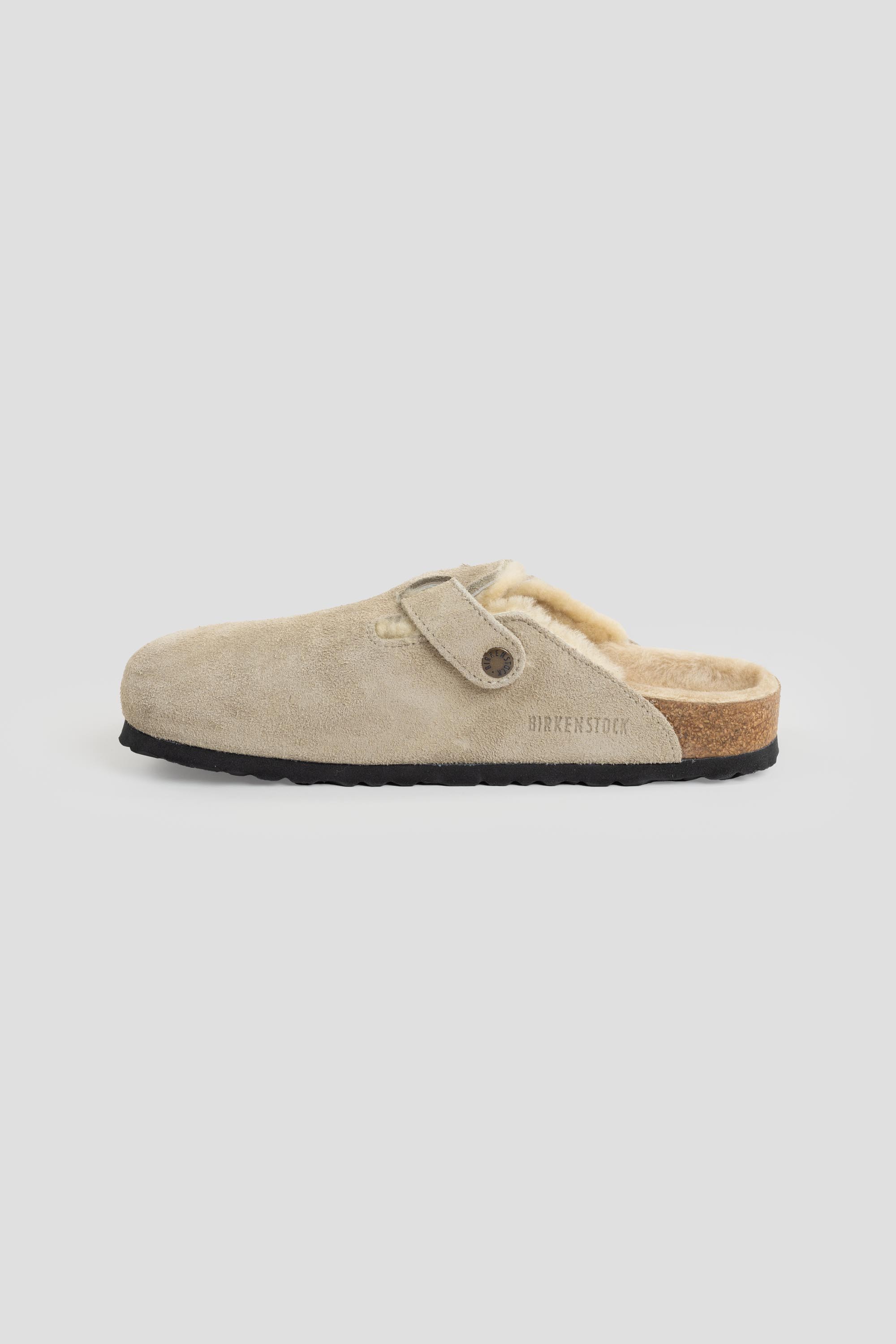 Boston Shearling Suede Taupe