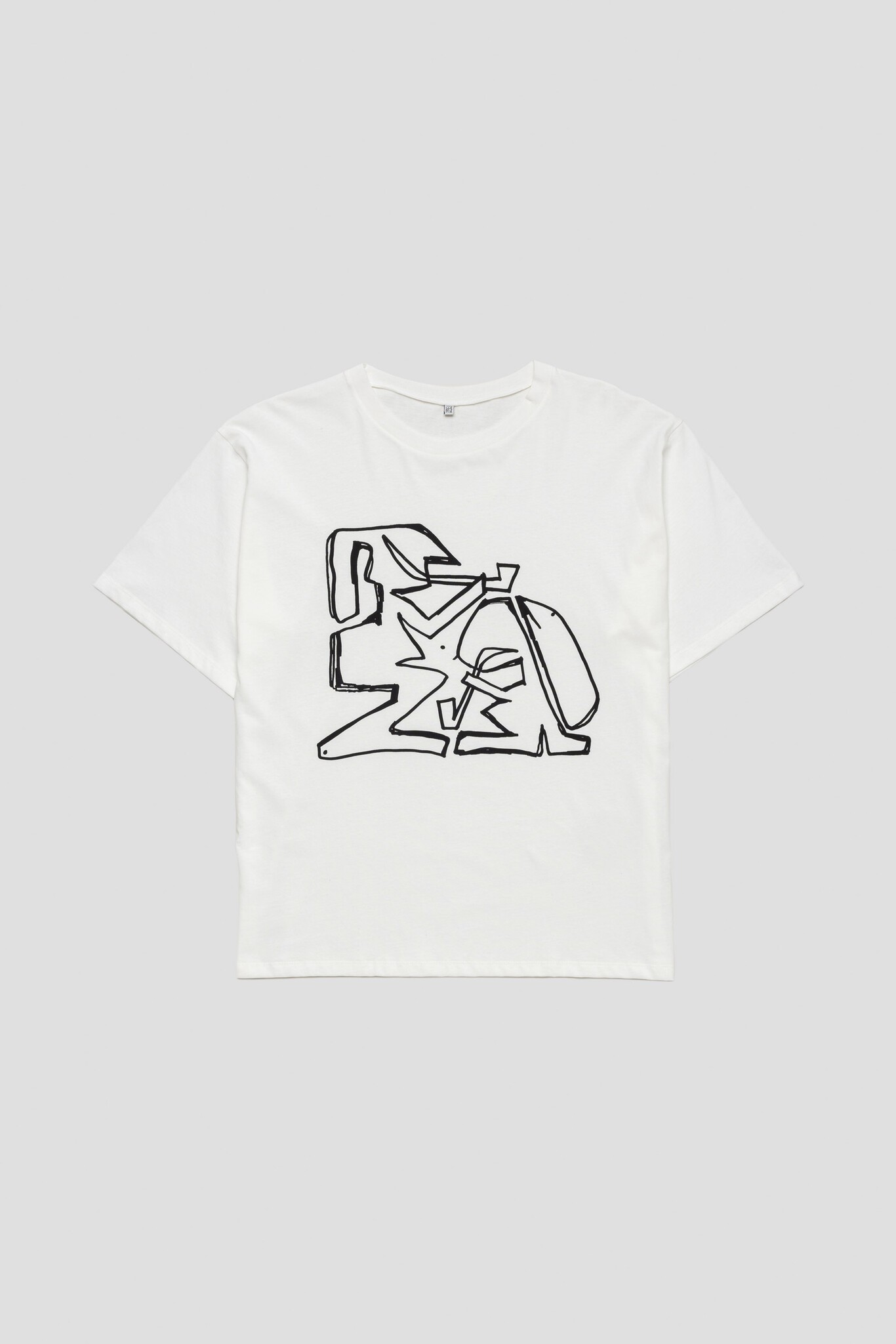 Fox Print Tee Undyed