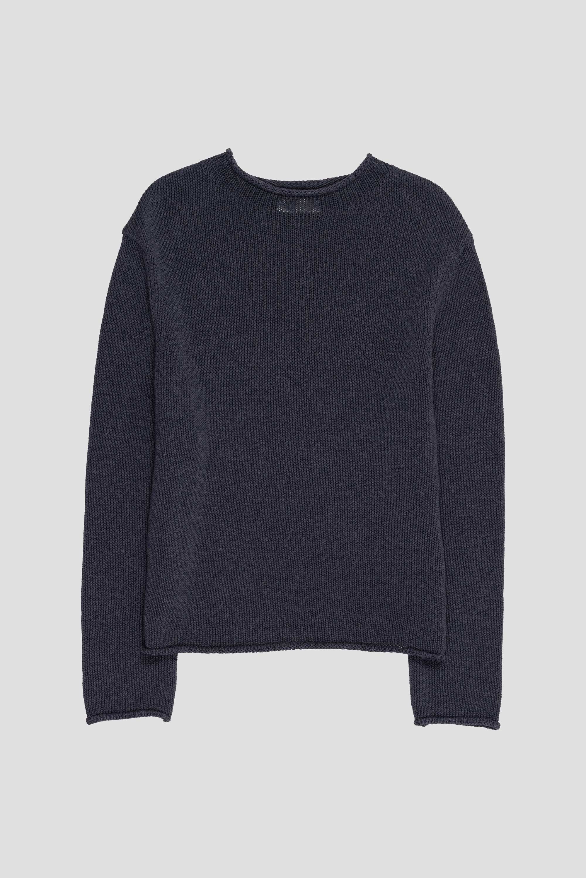 Paper Yarn Pullover Charcoal