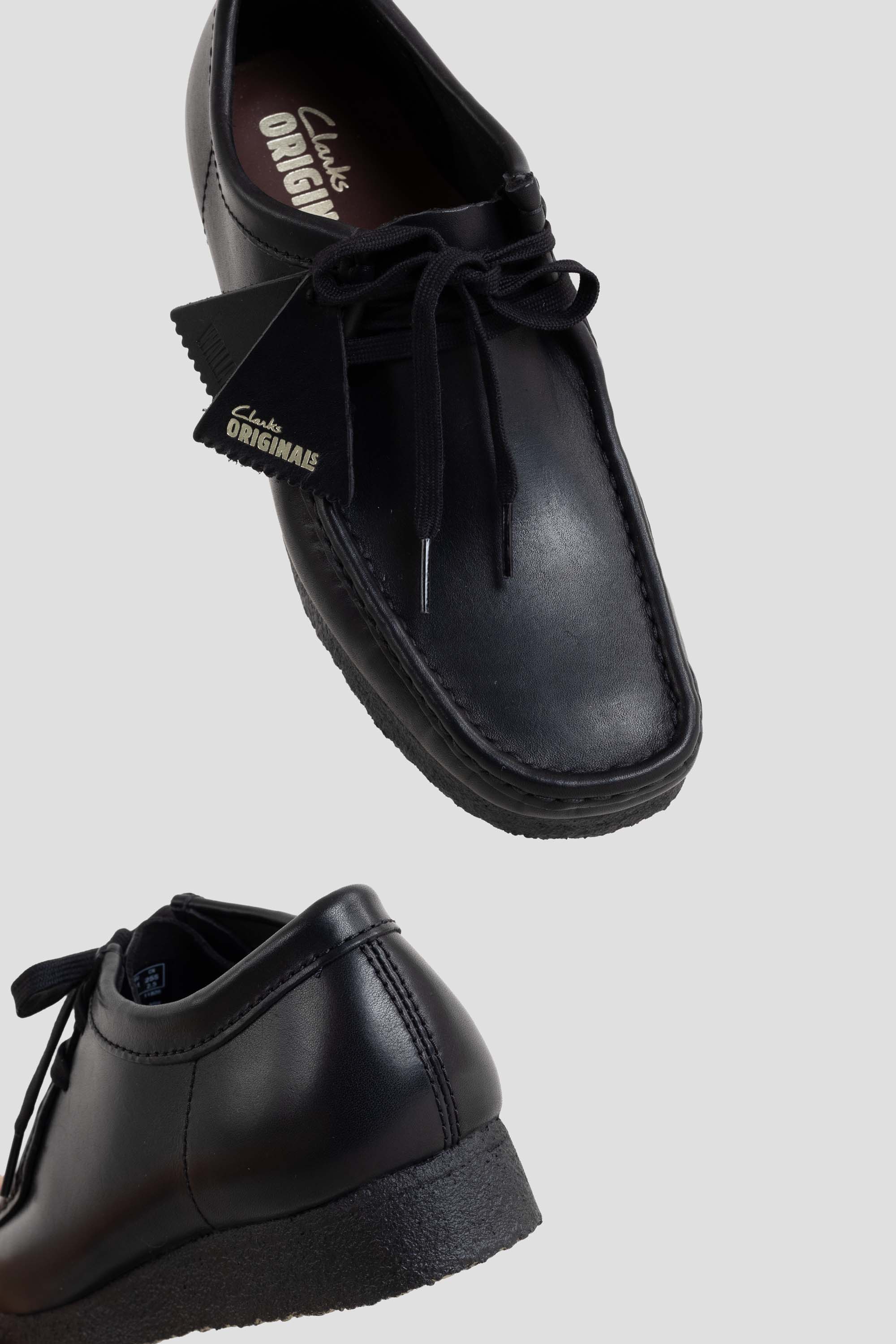 Wallabee Black Leather