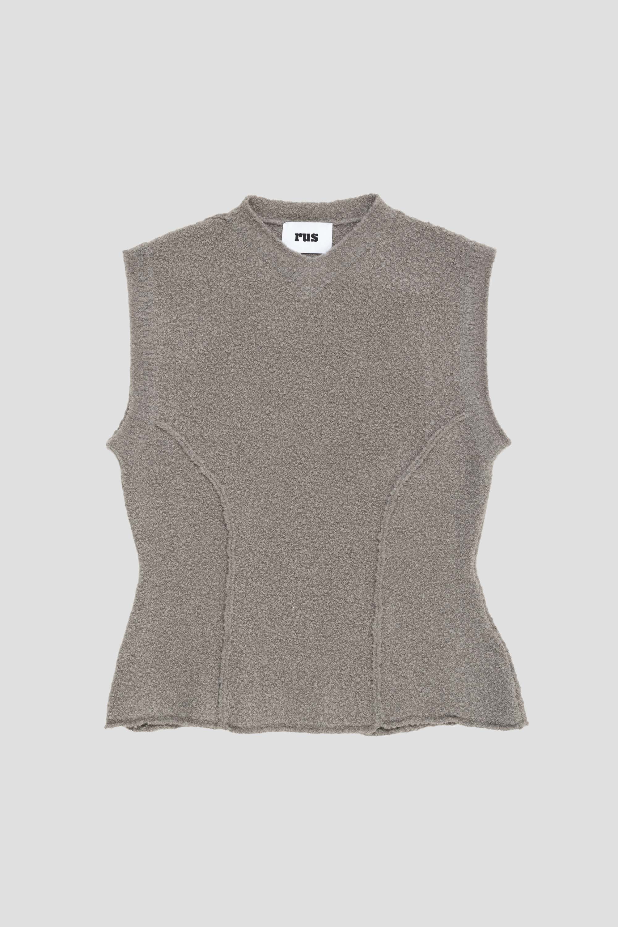 Nashi Vest Stone Grey