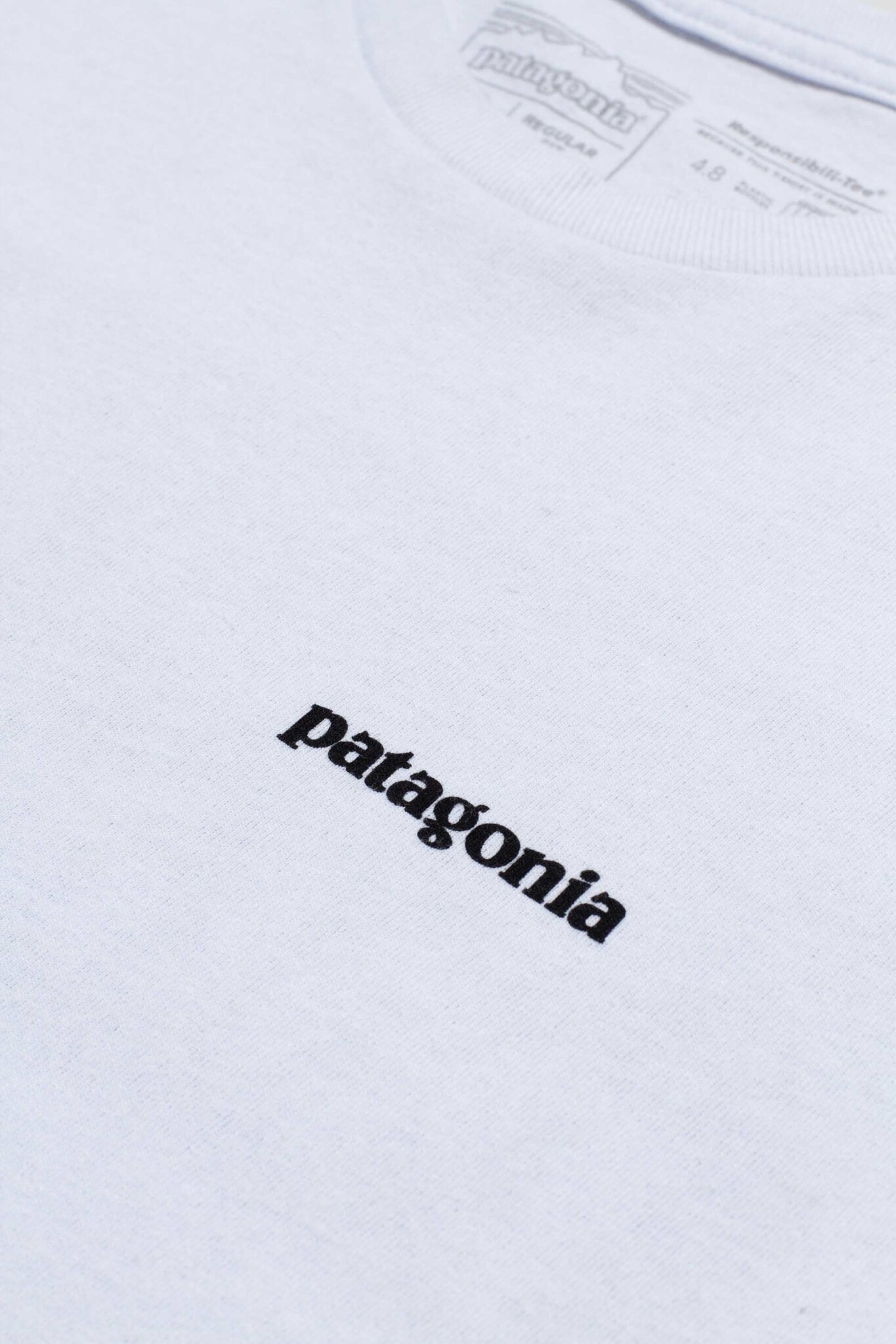 L/S P-6 Logo Responsibili-Tee White