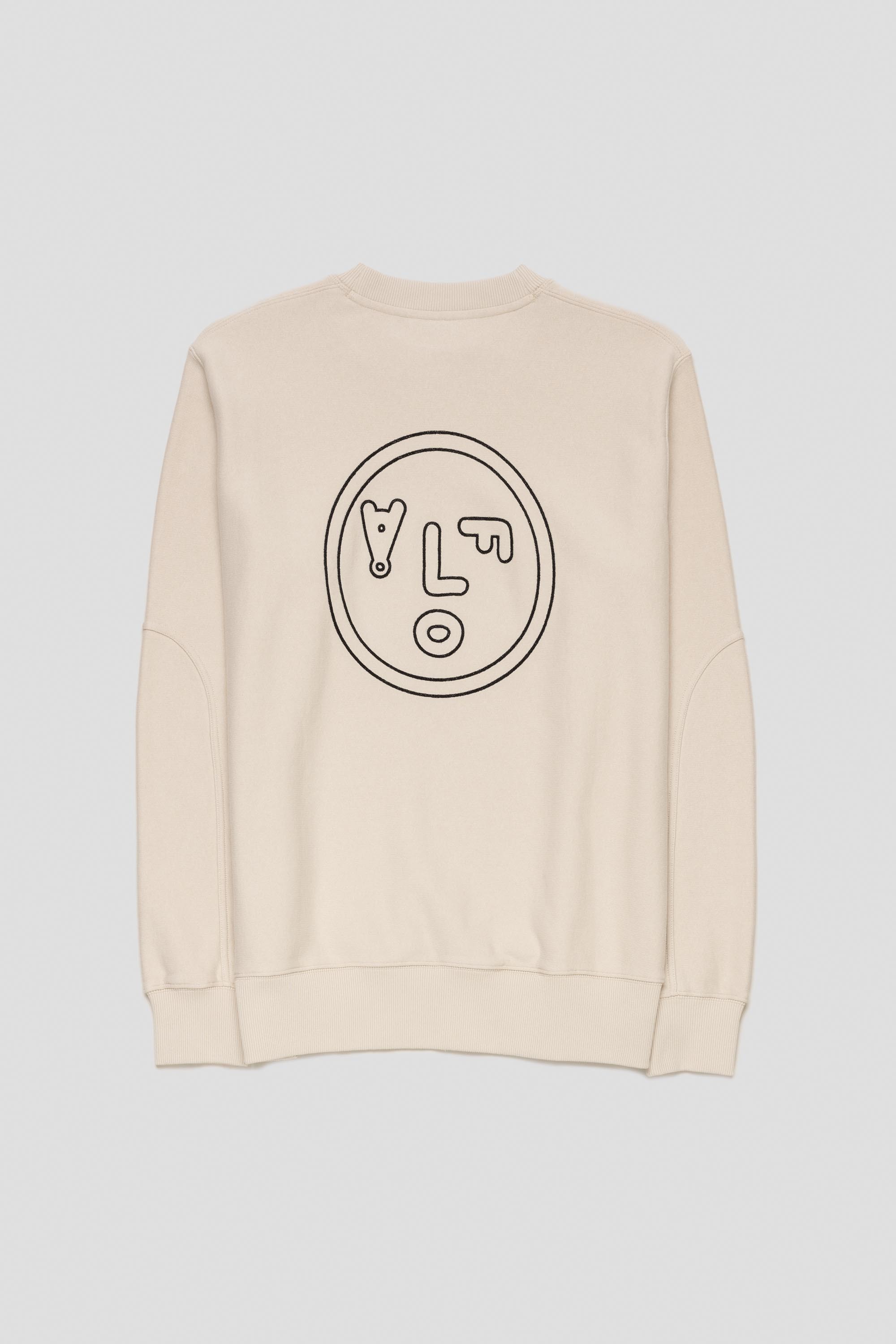 Face Crewneck Cement