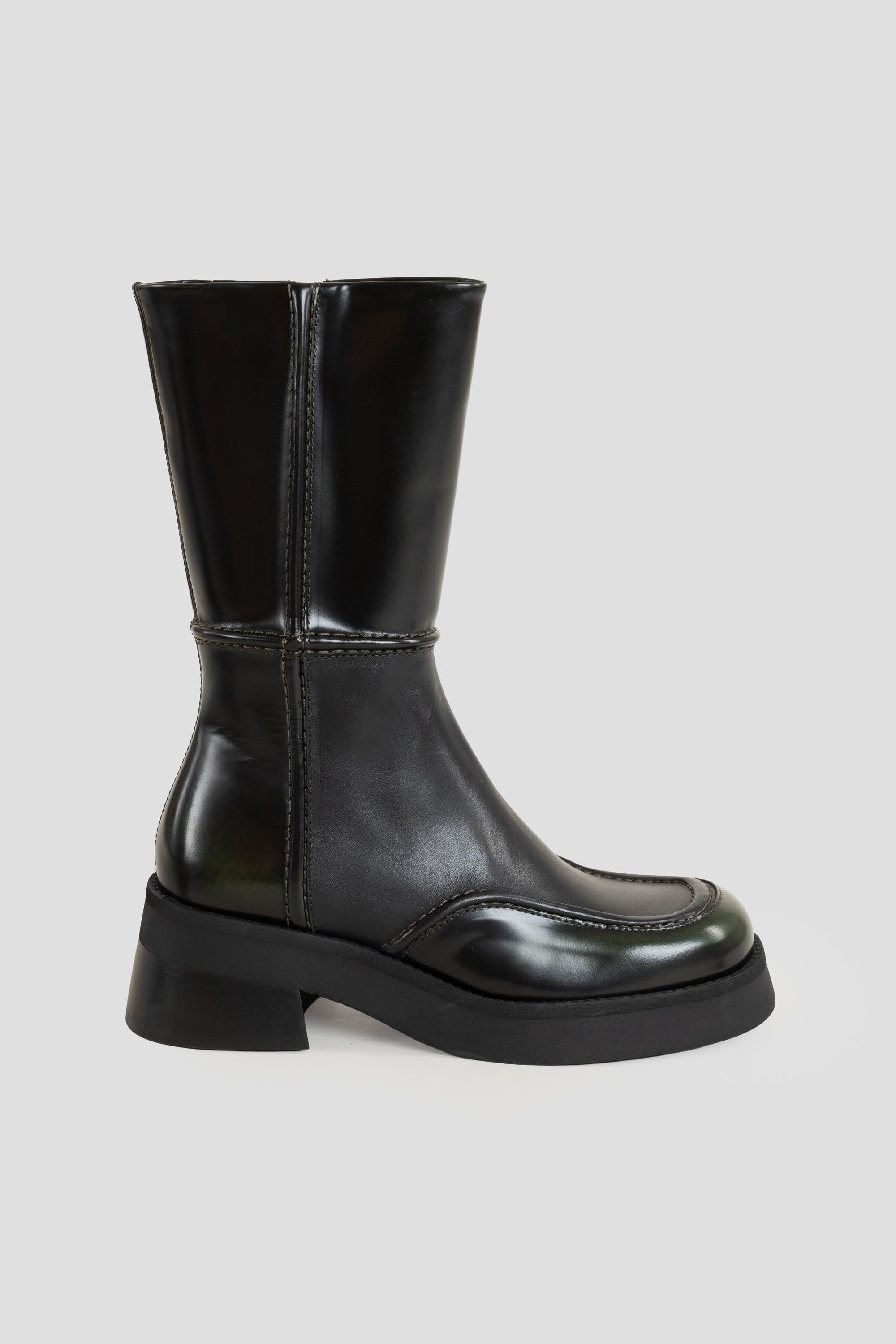 Inne Ankle Boots Khaki/Black