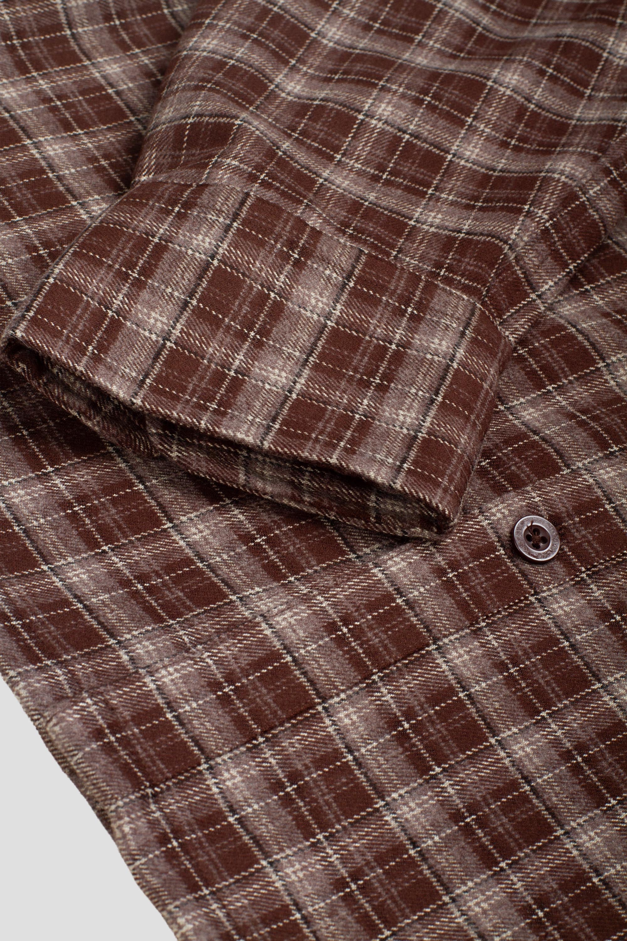 Plaid Boxy Shirt Hot Fudge