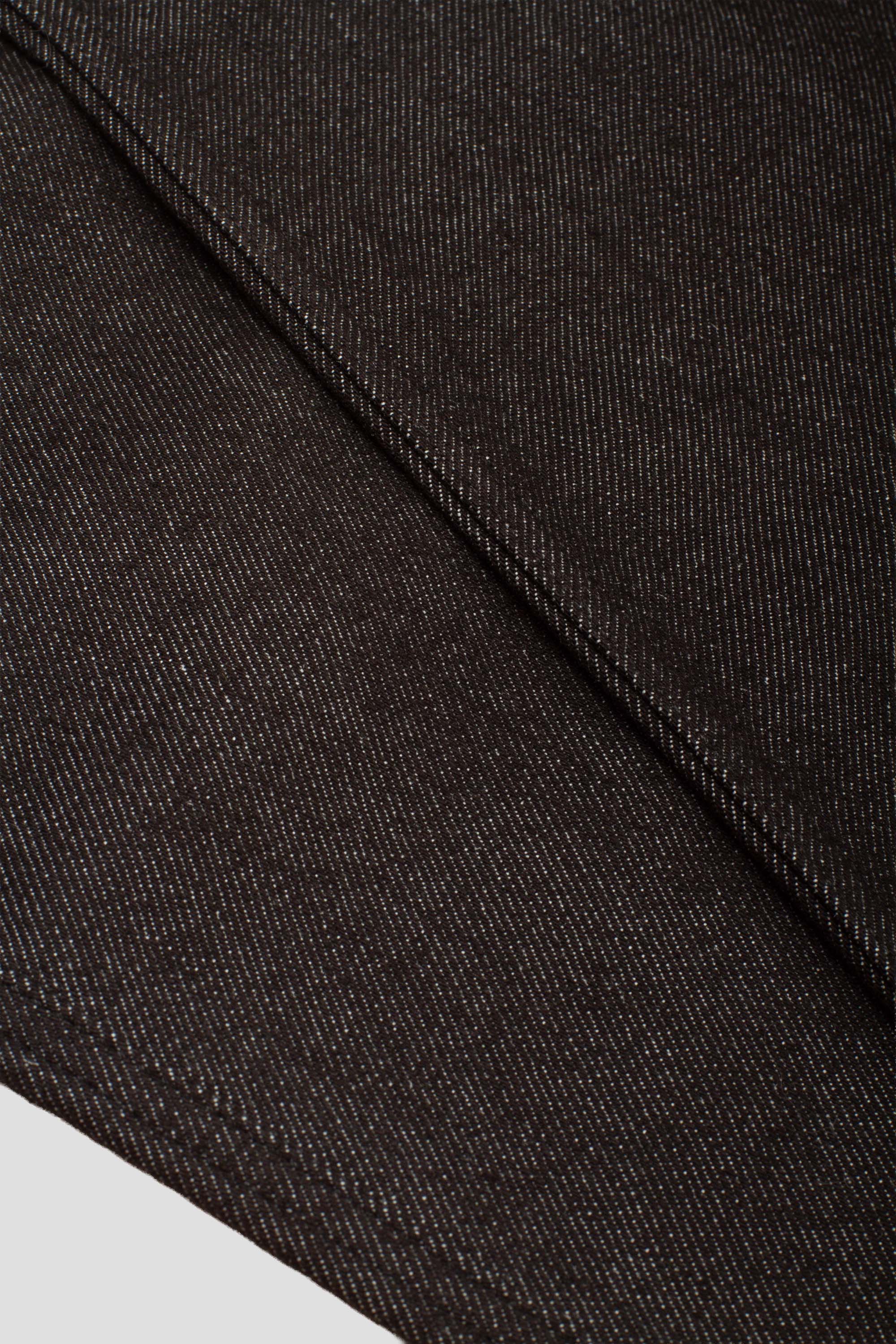 Mens Color Indigo Denim Black