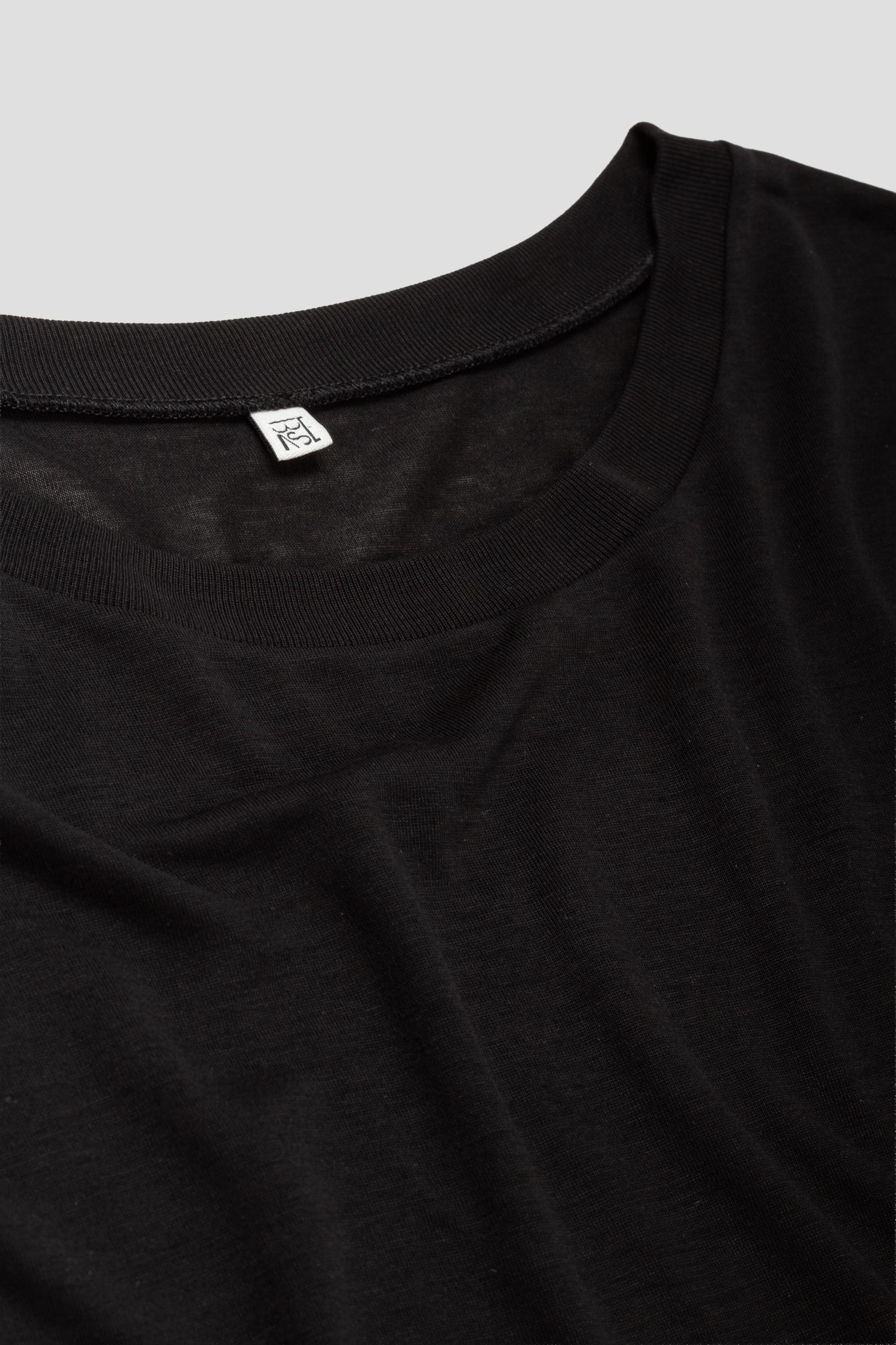 Loose Tee Bamboo Black