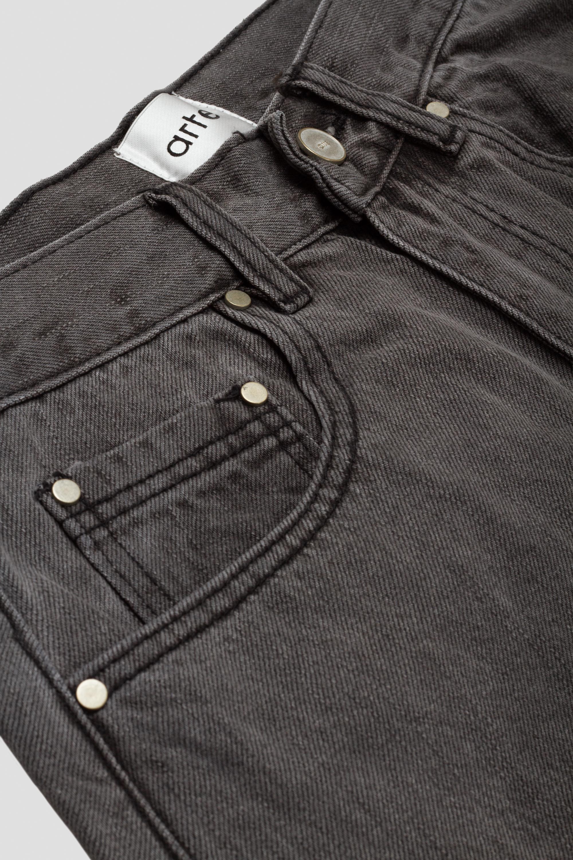 Denim Pants Fade Black