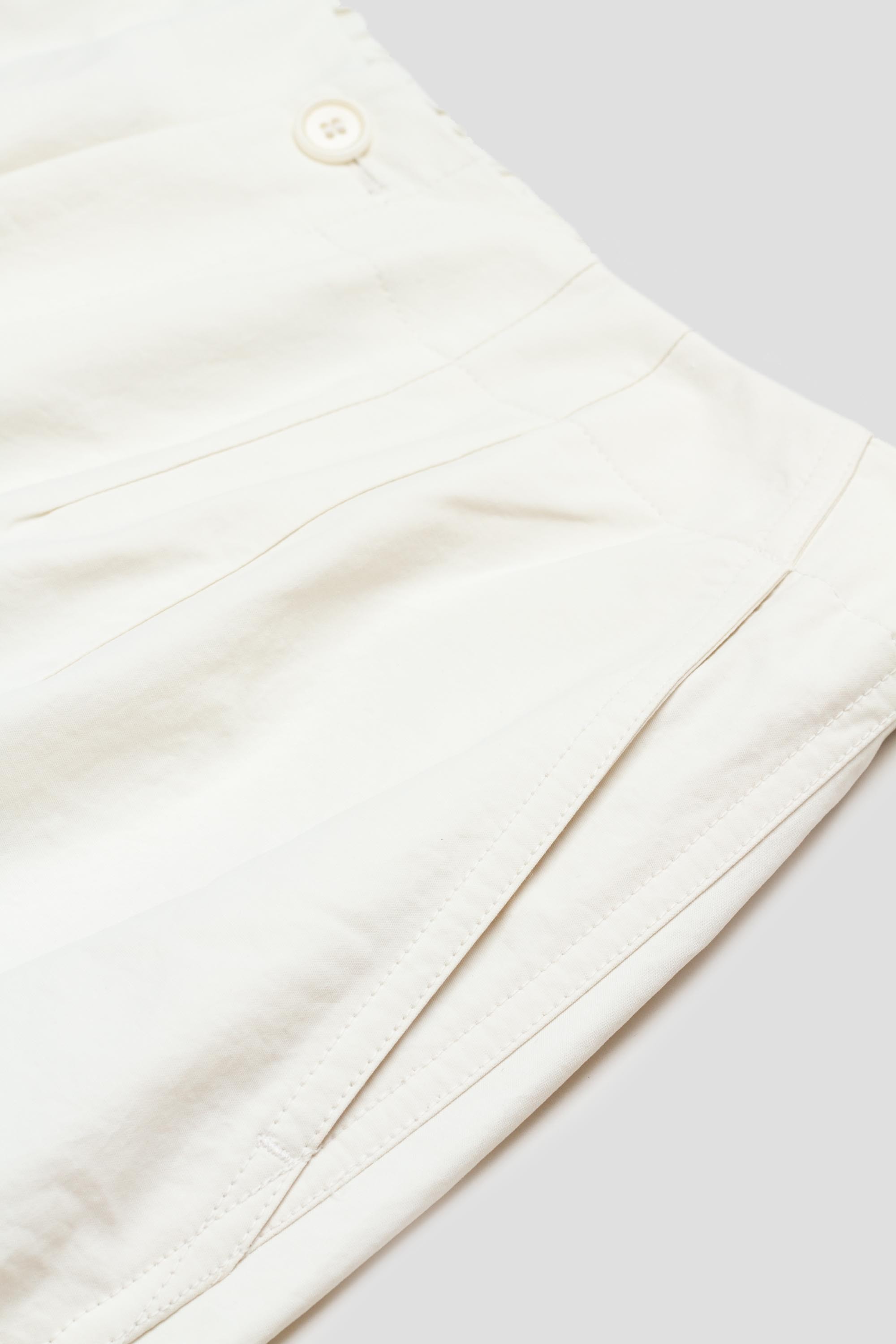 Mens Cotton Nylon Fatigue Pants Ivory