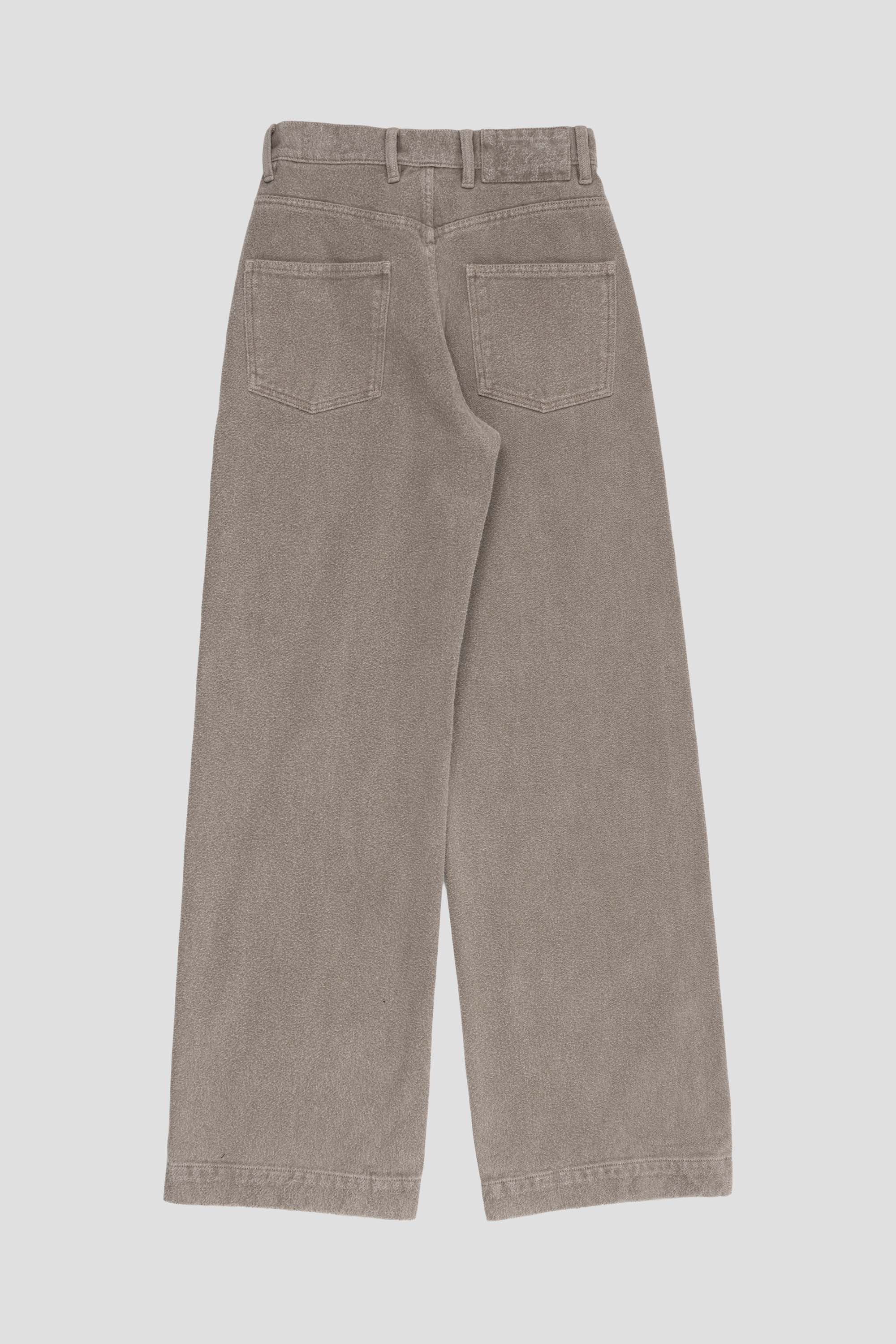 Women's Straight Cut Jeans Brushed Mudstone