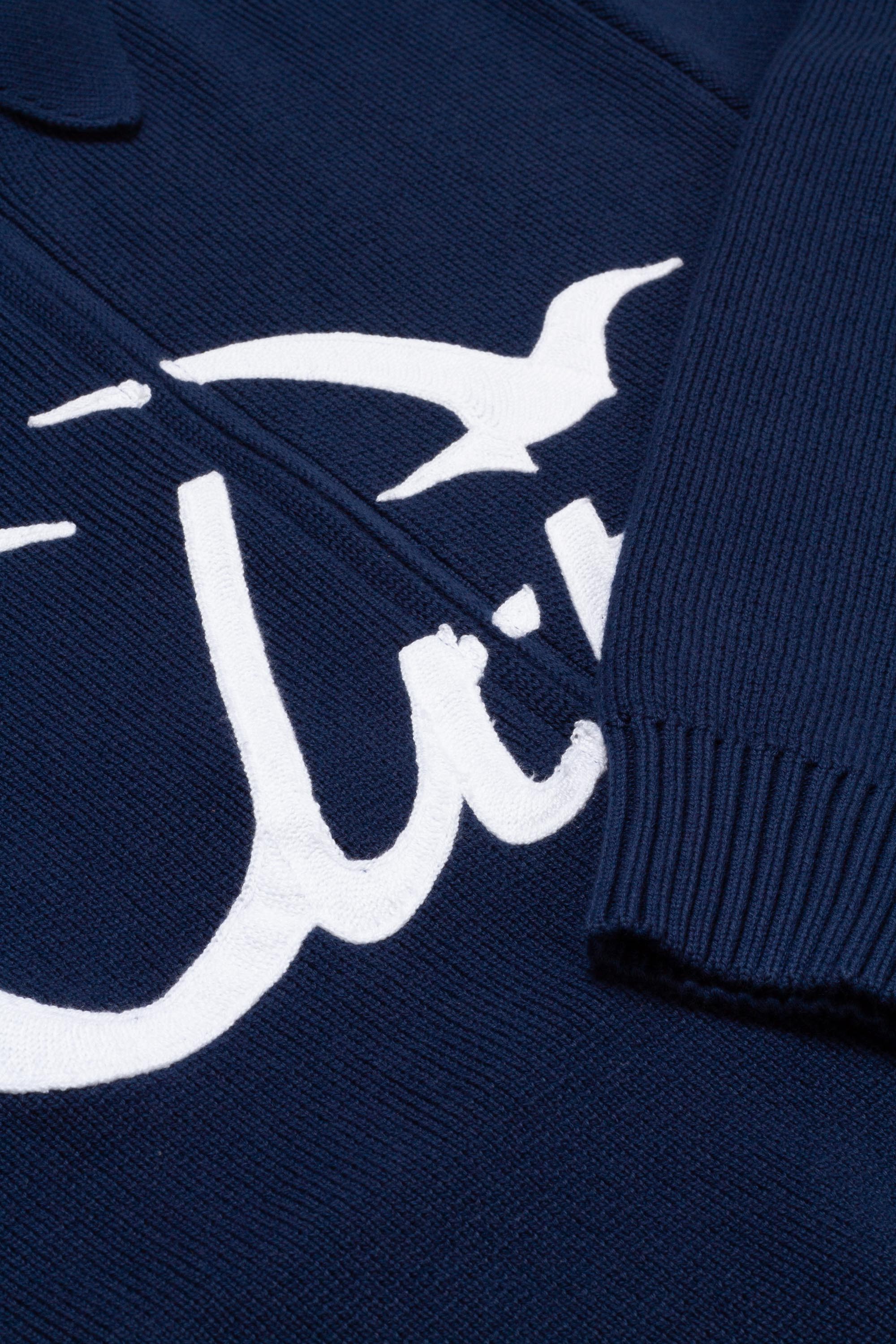 Bird Logo Knit Navy