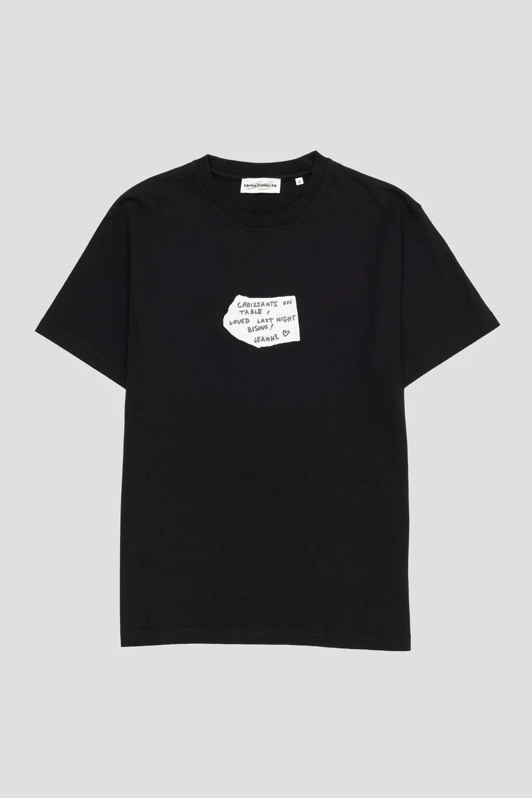 Carne BollenteCroissant Crush T-Shirt Black