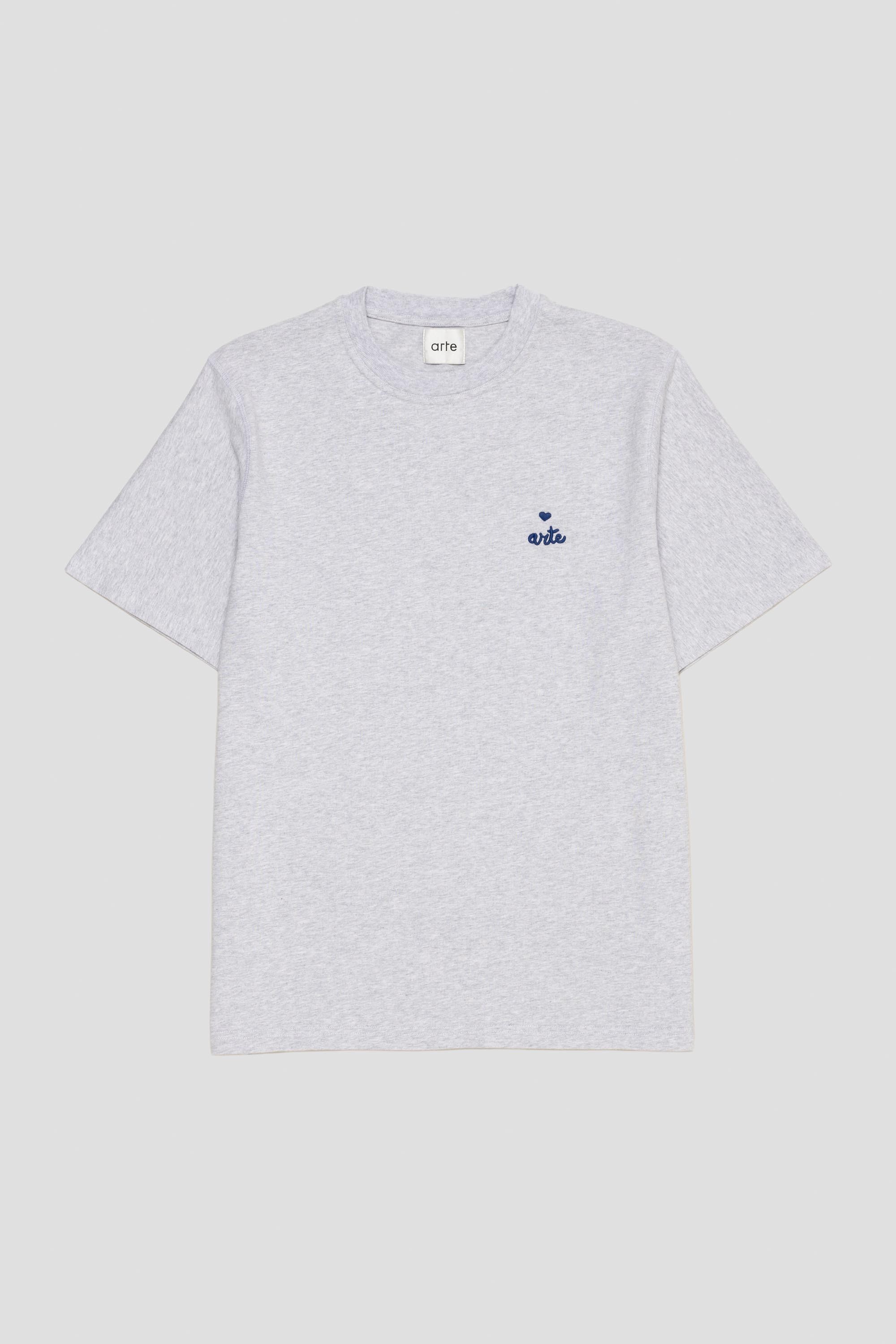 SS25Heart Logo T-Shirt Grey