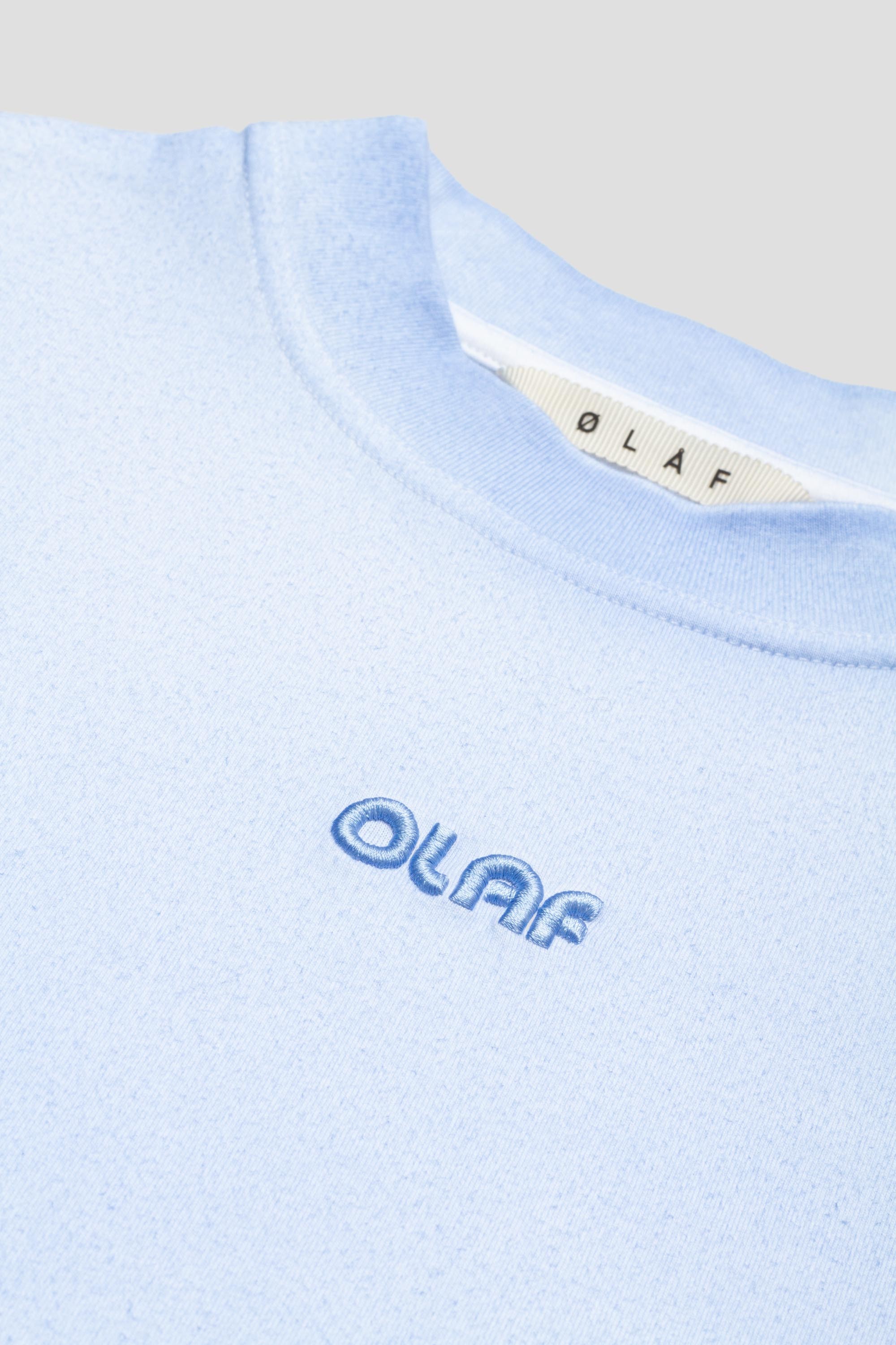Women's Sprayed Boxy Tee Surf Blue