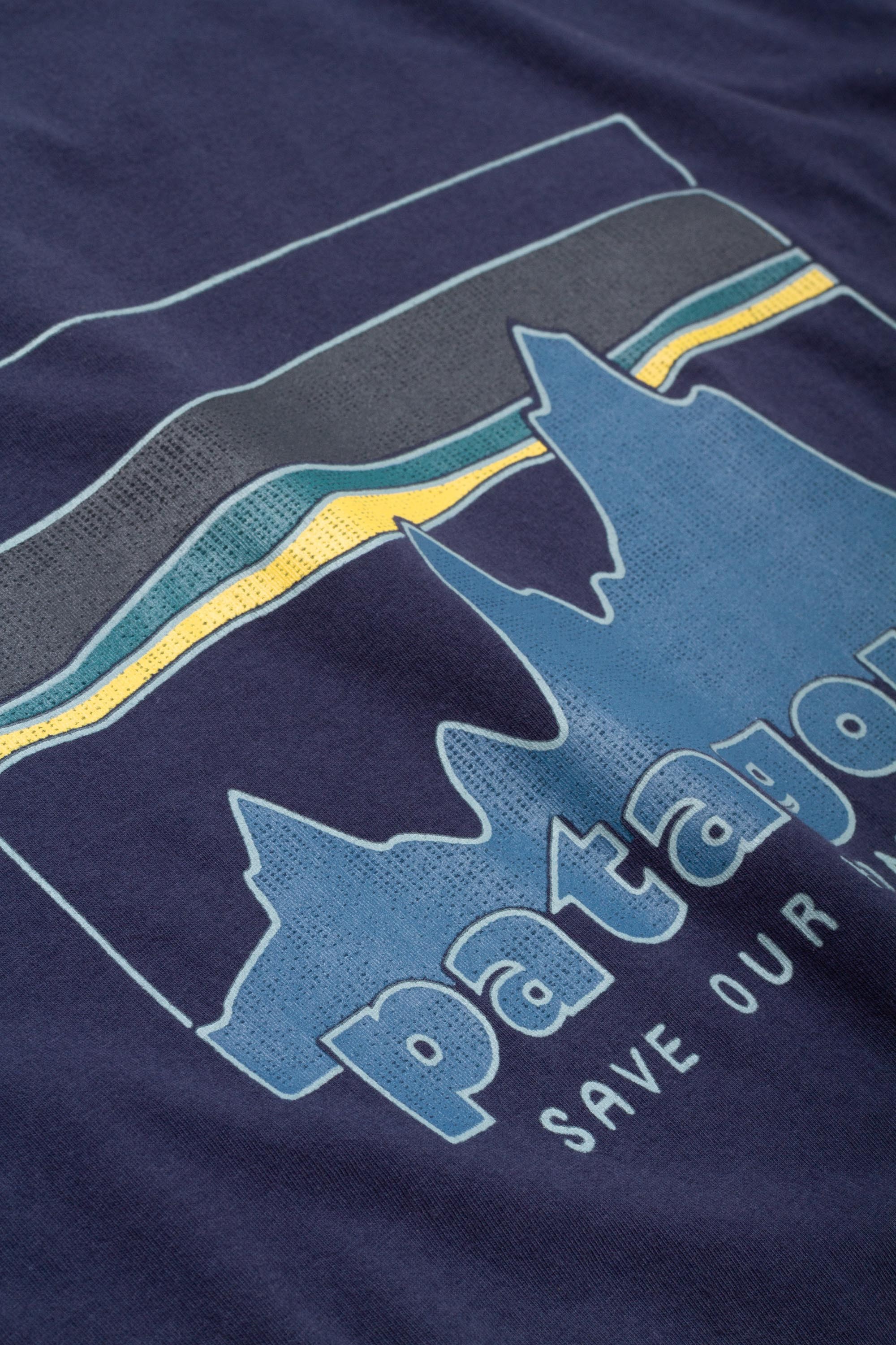 '73 Skyline Organic T-Shirt New Navy