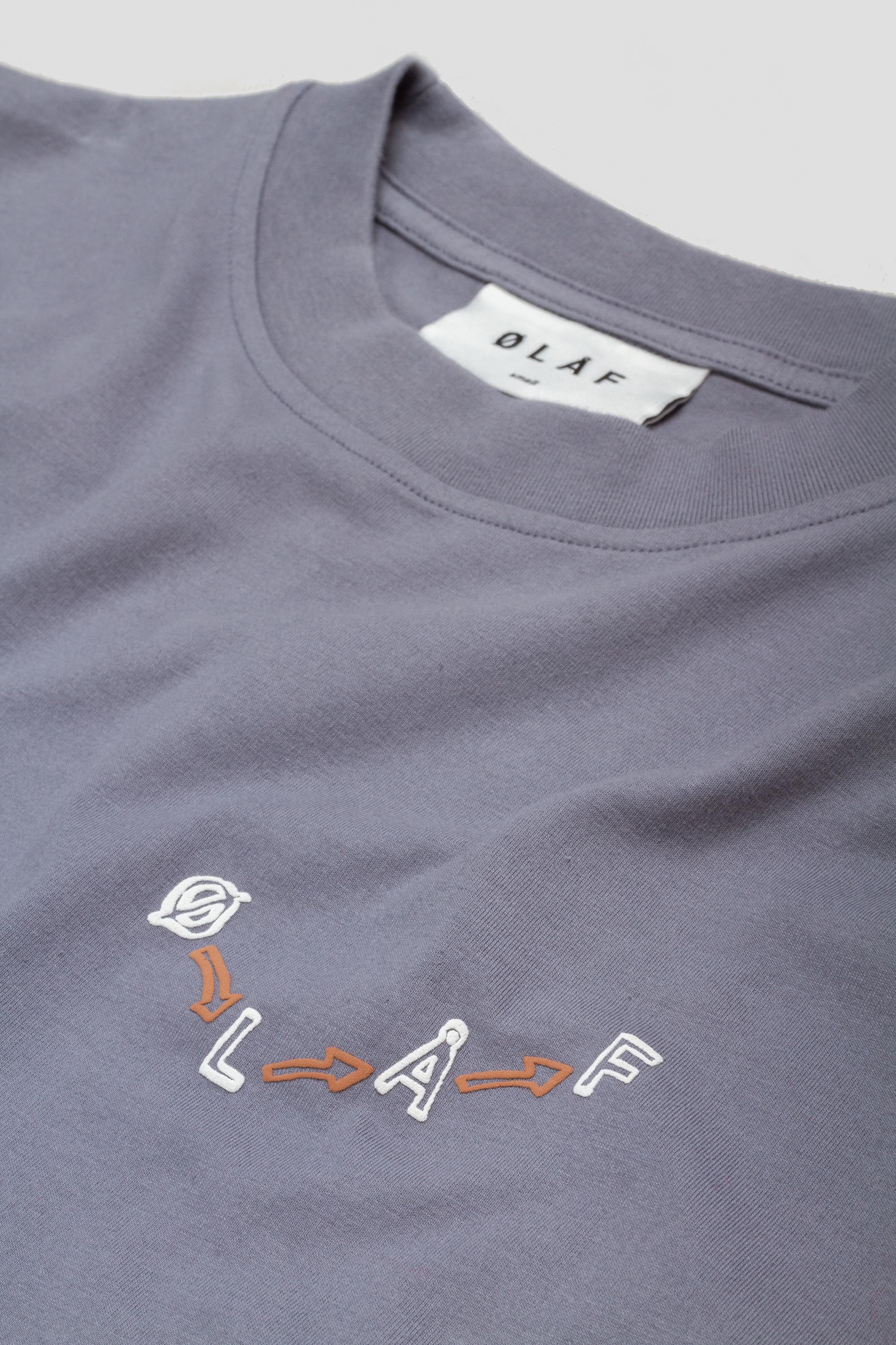 Arrows Tee Dusty Blue