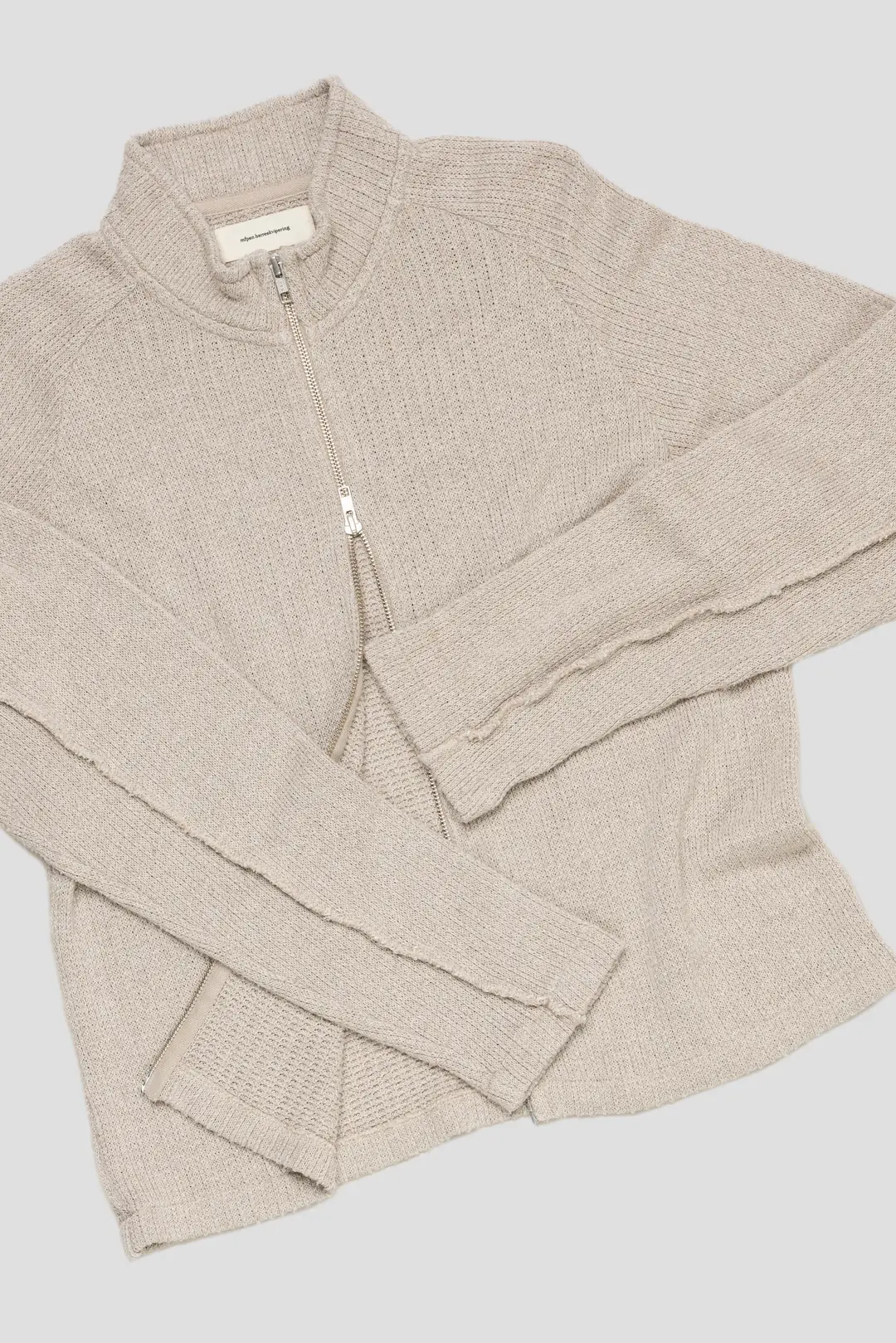 MfpenLeisure Zip Up Oatmeal