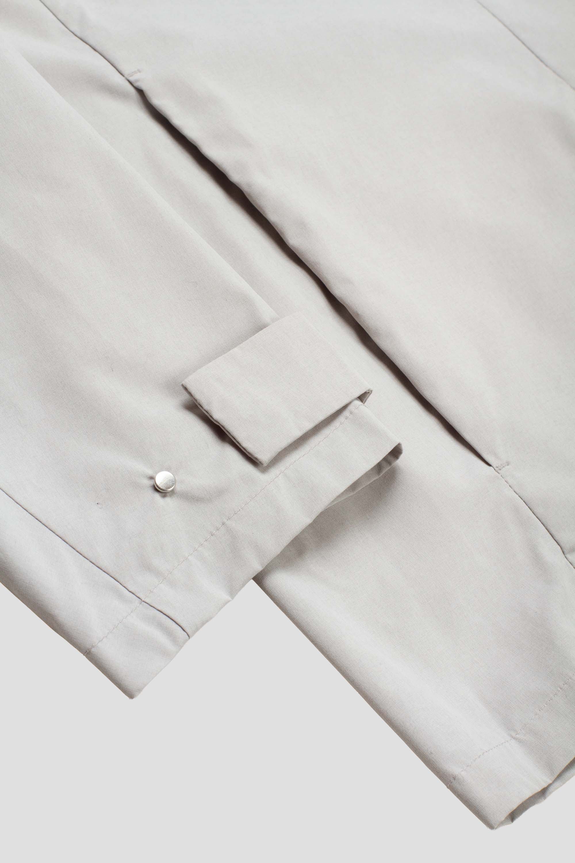 Detachable Hood Shirt Grey
