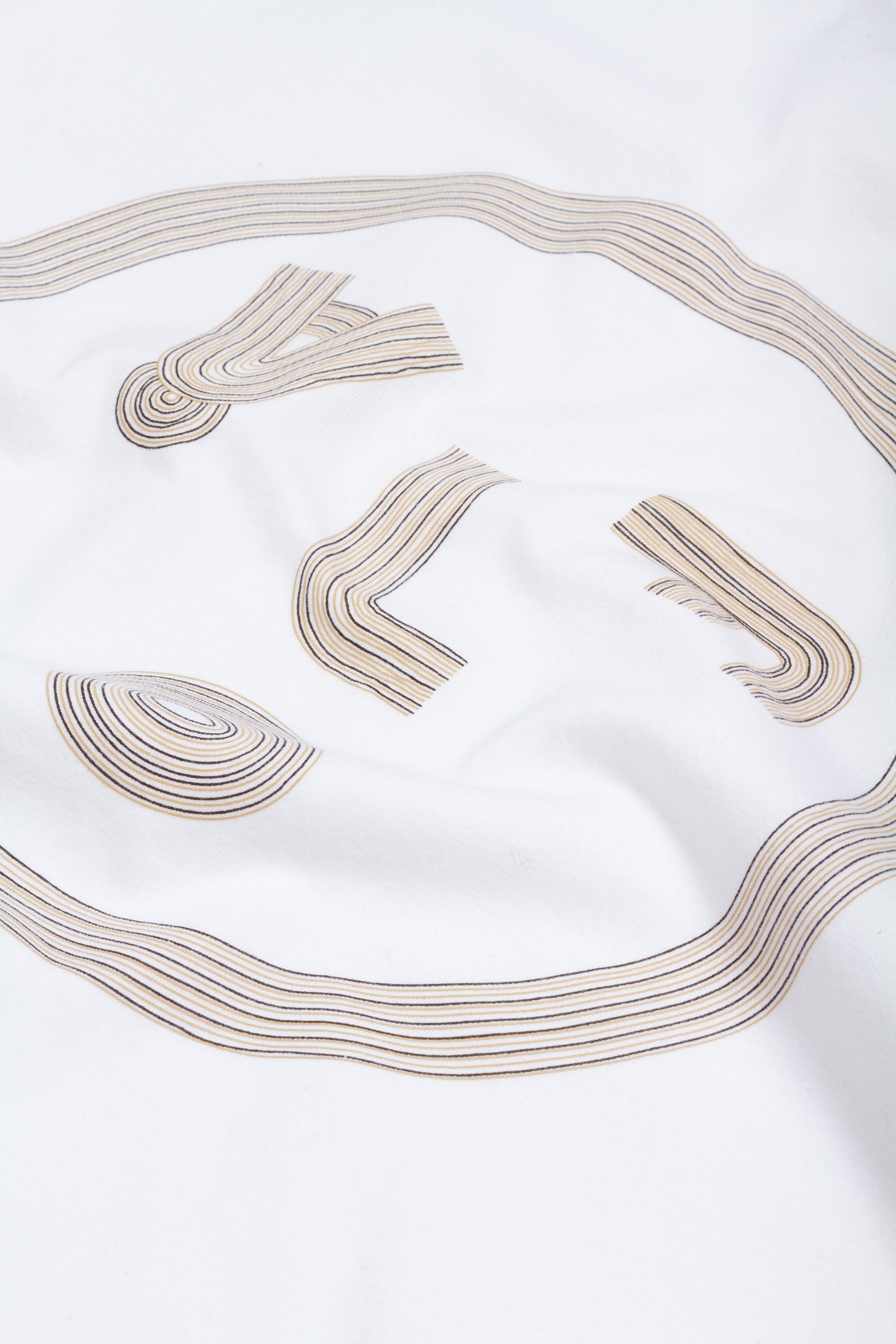 Lined Face Tee Optical White