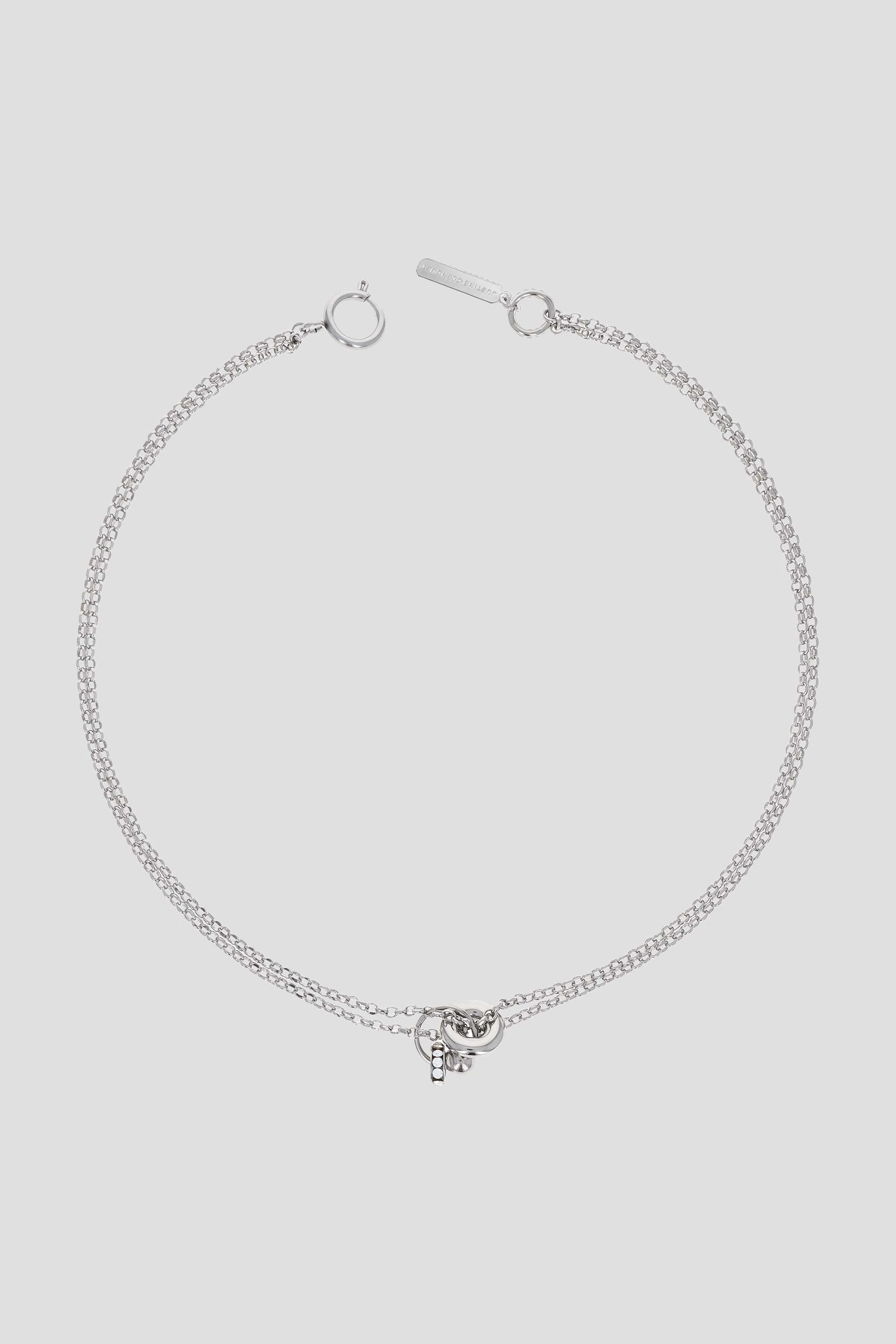 Sinead Crystal Necklace Palladium