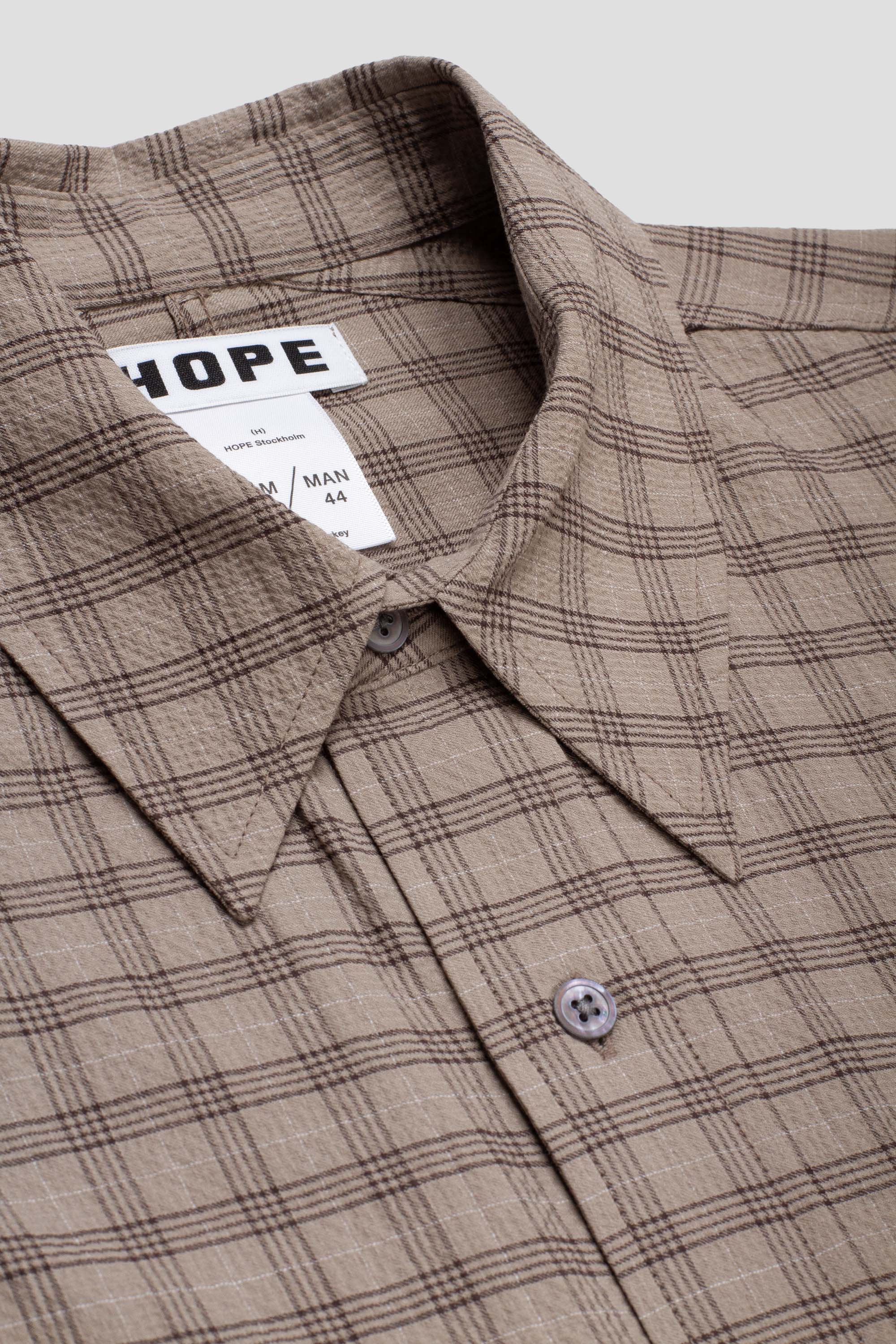Shape Shirt Beige Check