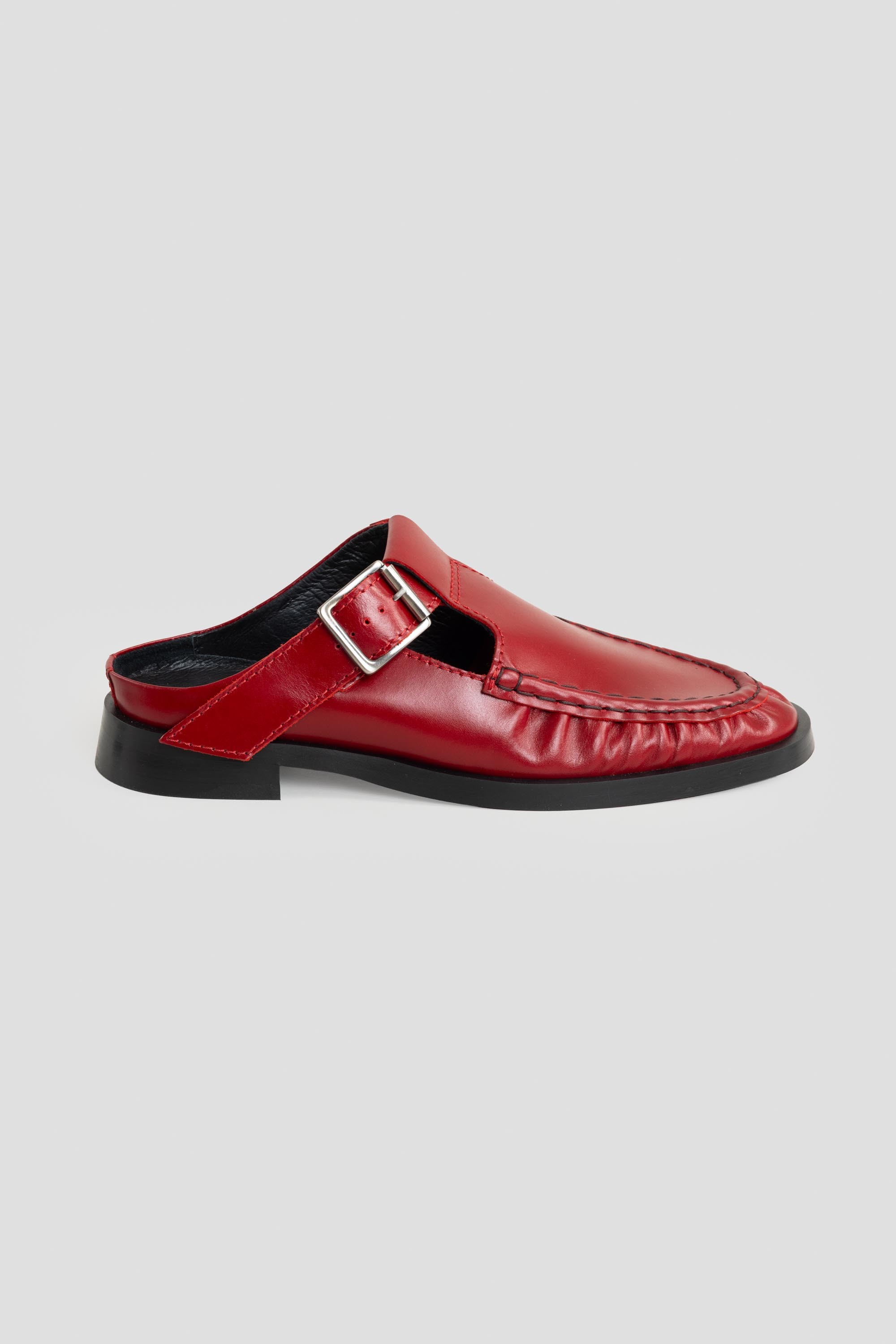 Gianna Mules Dark Red