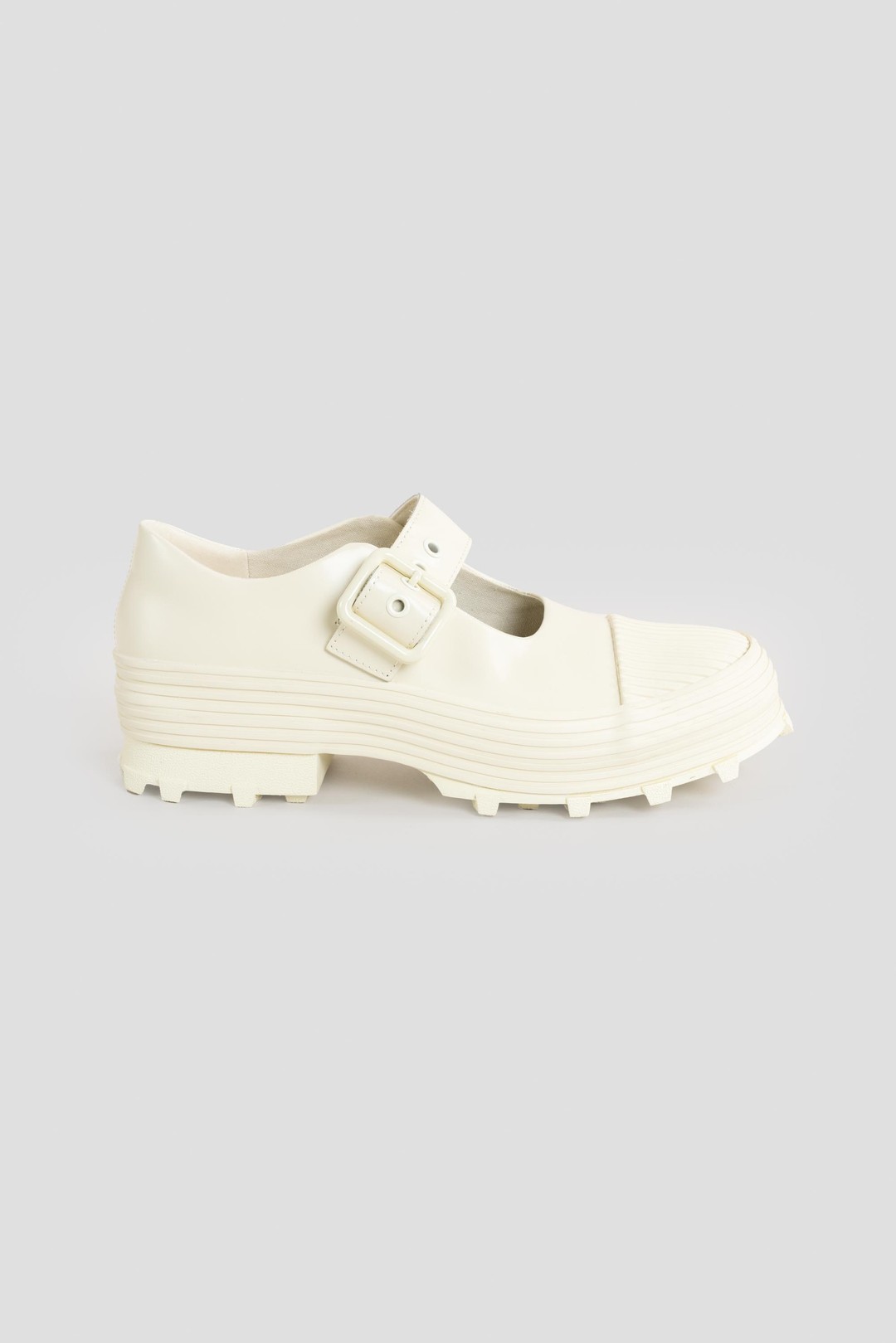 フラットシューズ Traktori Slides - Camper - Leather - White A500006-010_LF.png