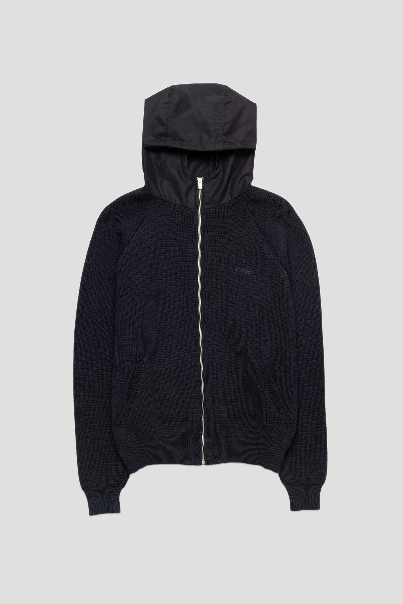 Kole Knit Hoodie Black