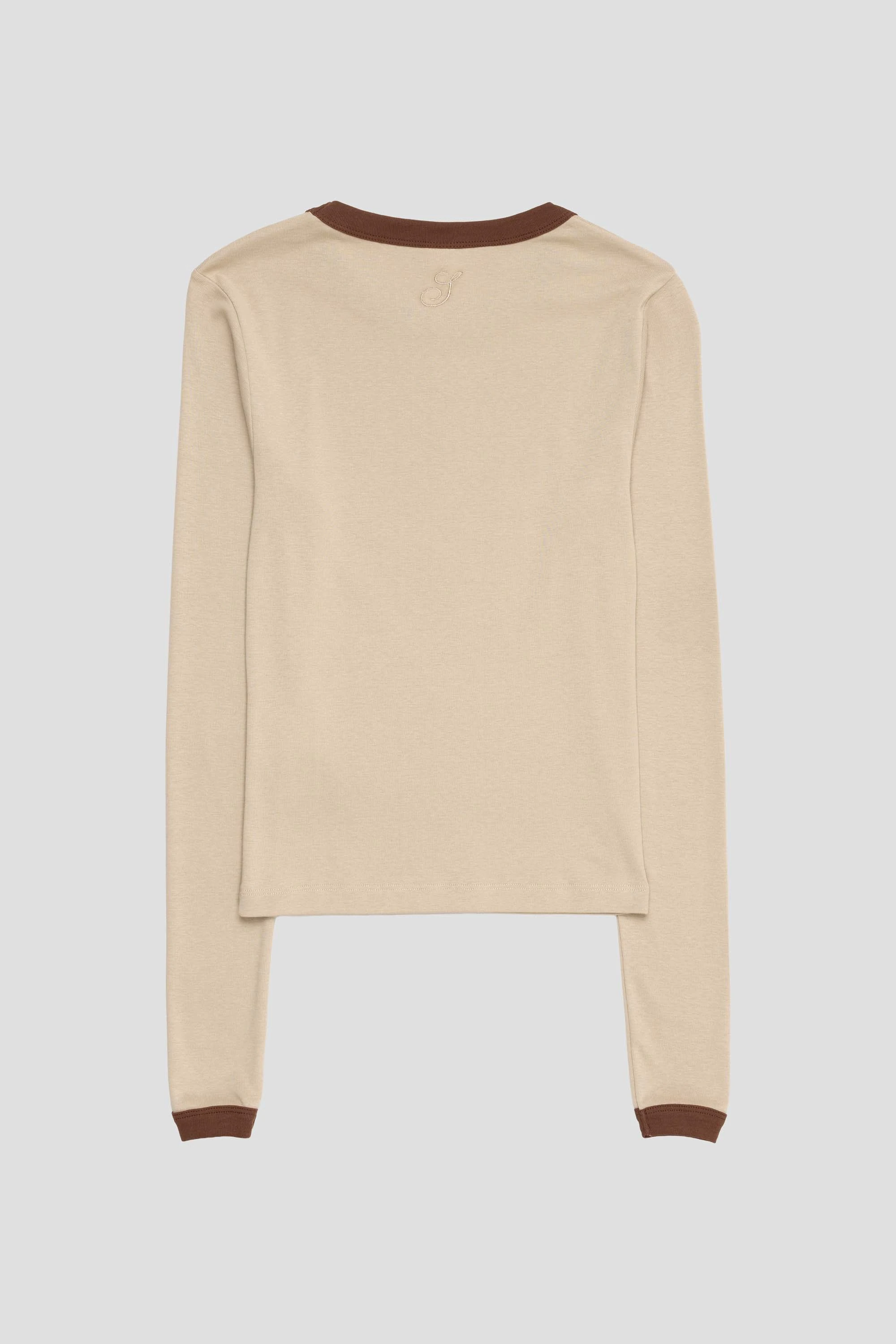 June Longsleeve Taupe/Brown
