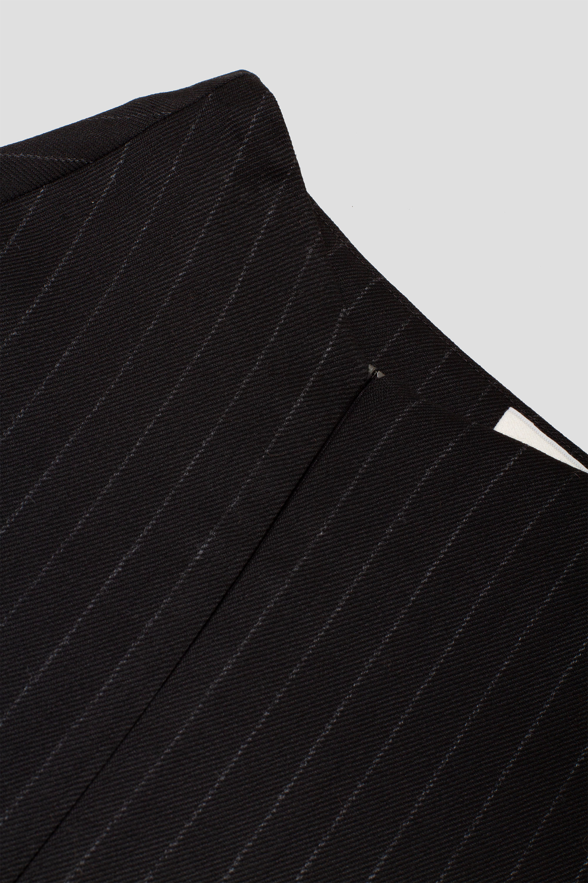Kaia Skirt Black Pinstripe