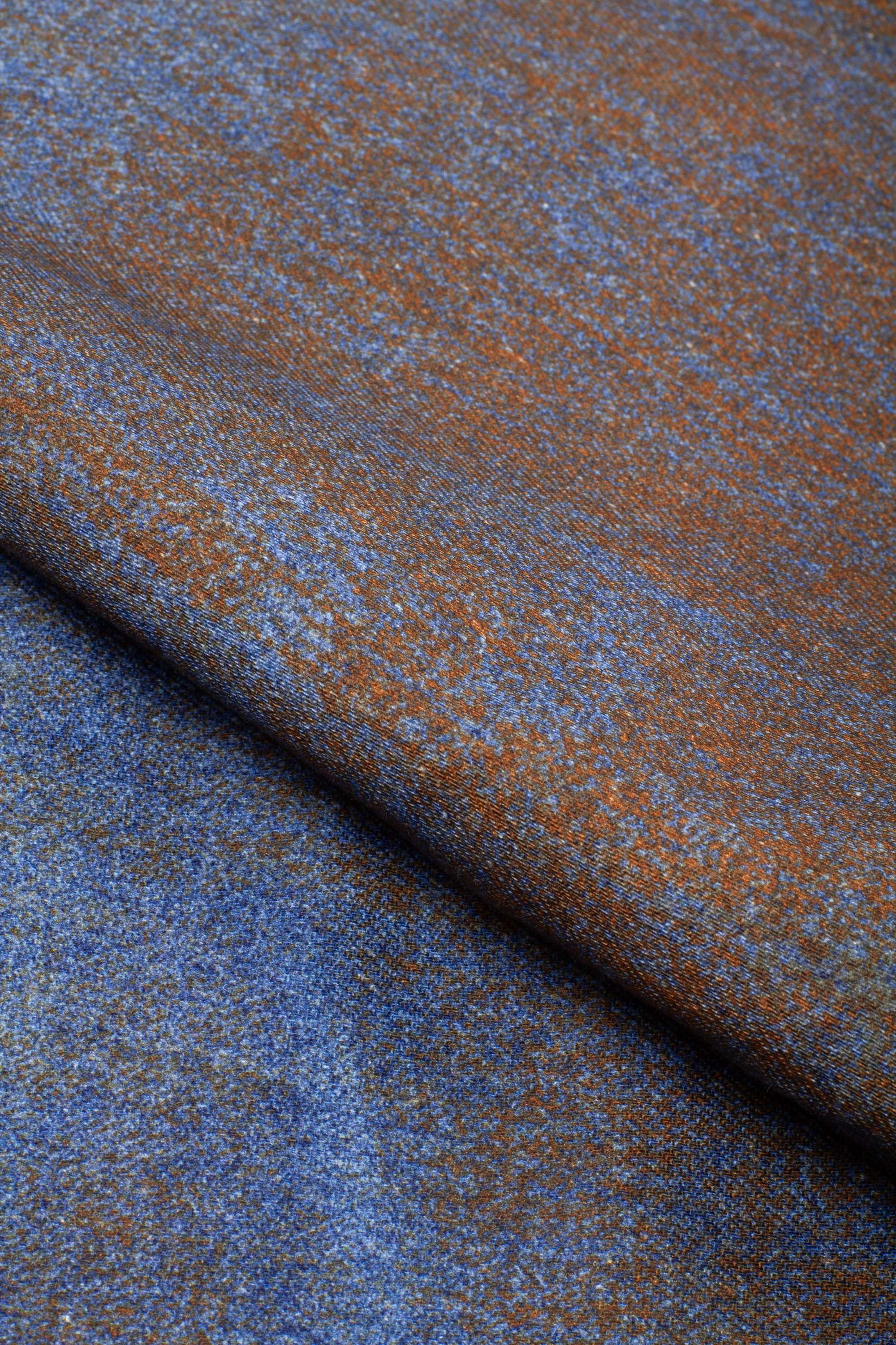 Paint Denim Jeans Terracotta Blue