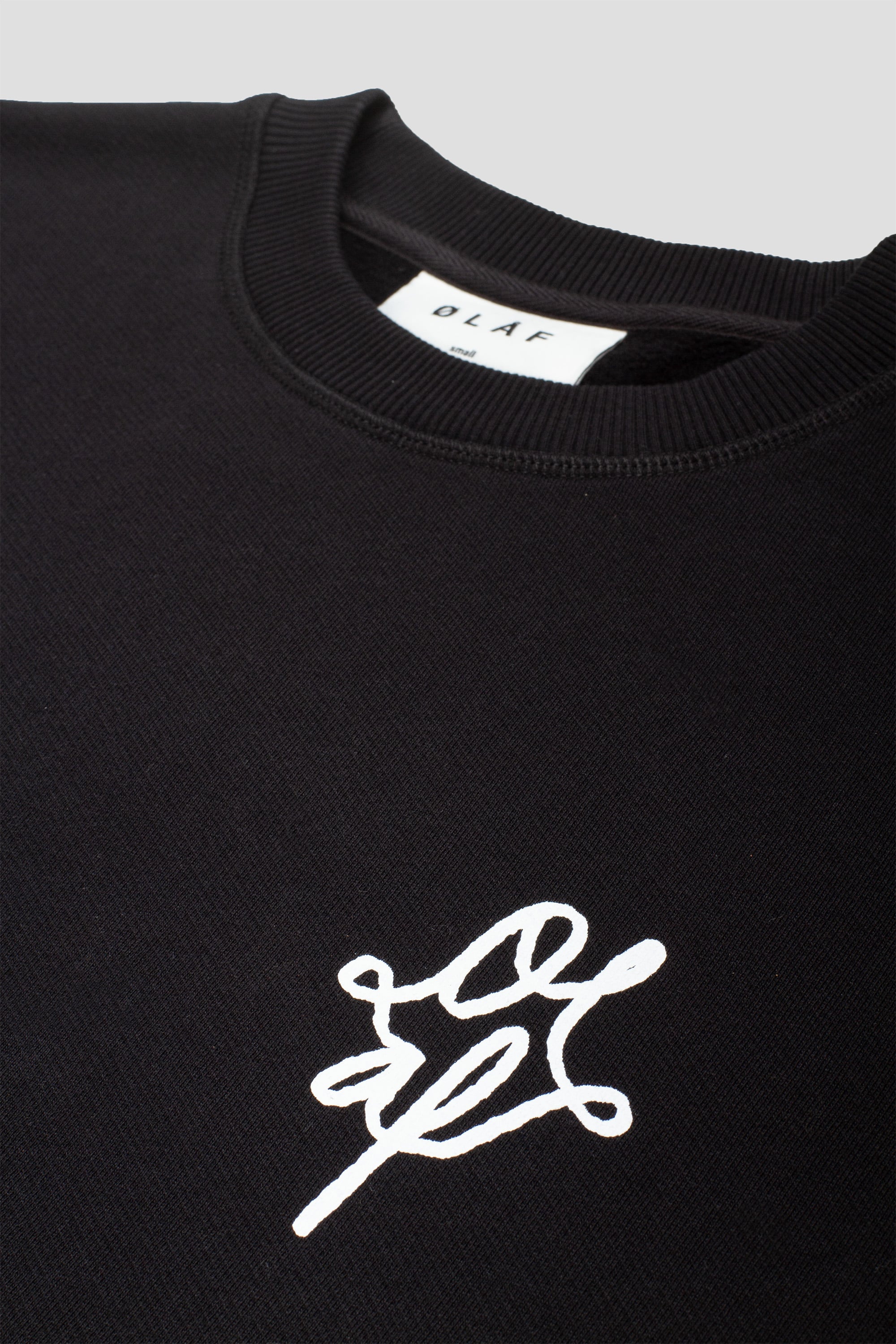Monogram Graphic Crewneck Black