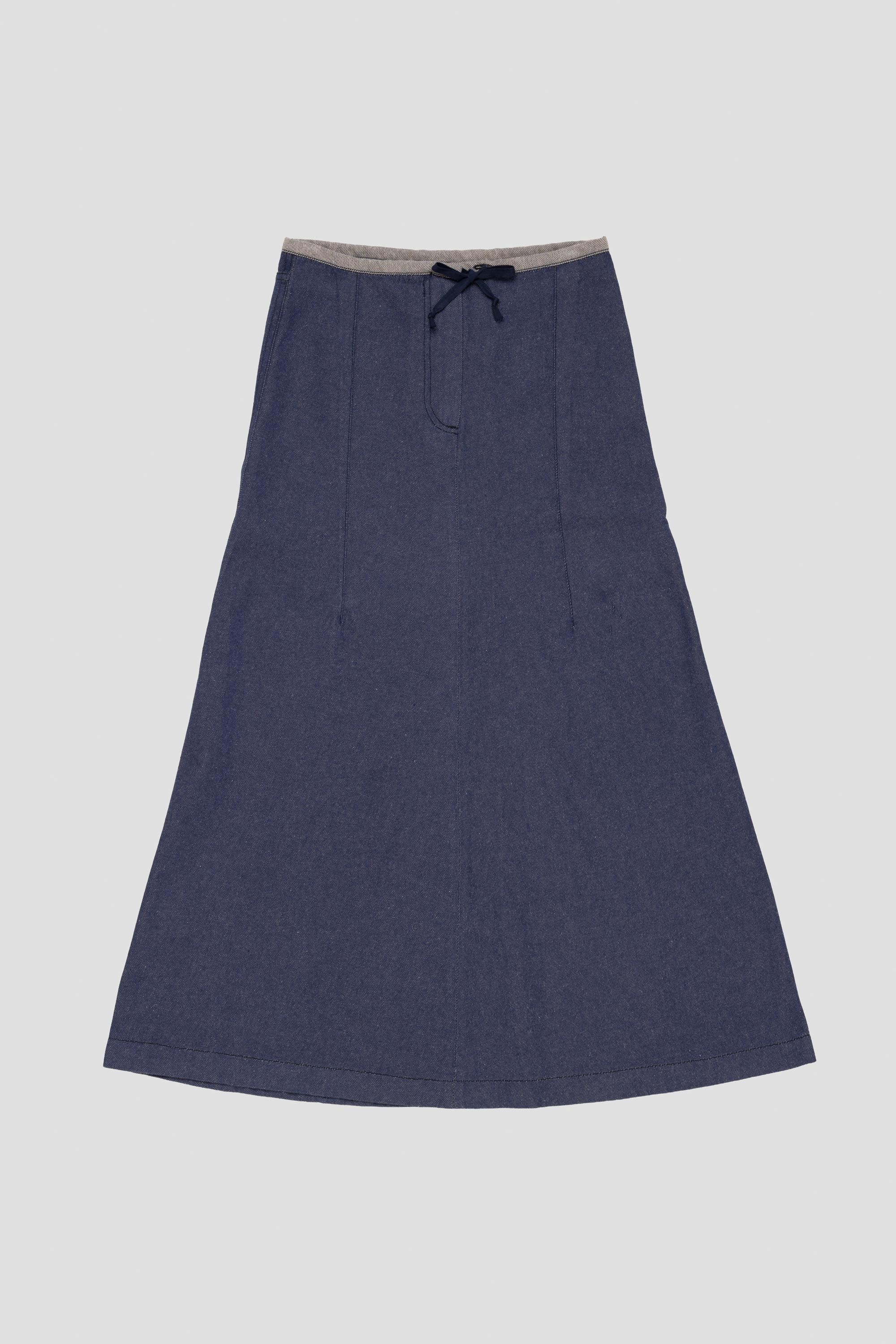 Arthur Skirt Recycled Indigo