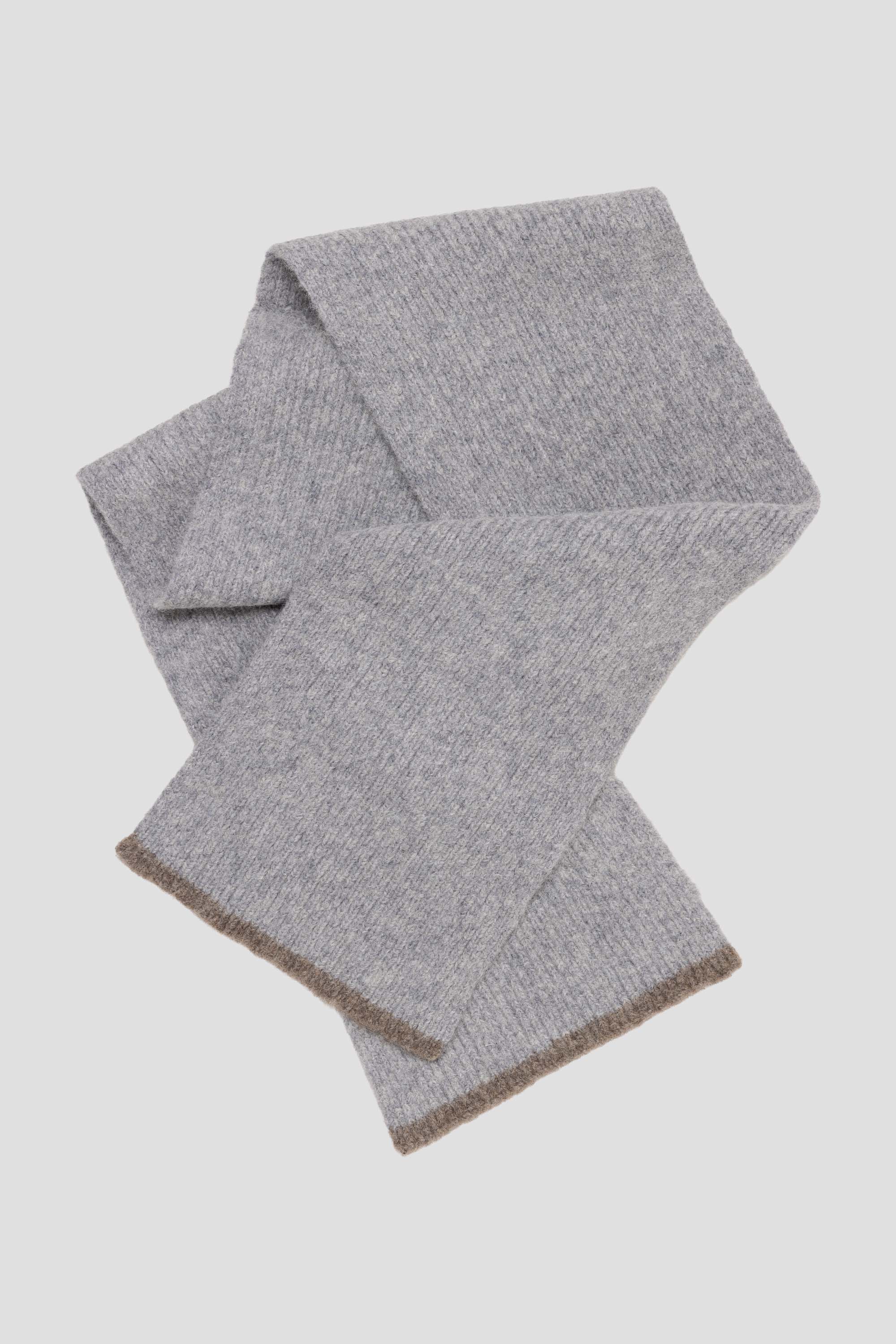 Cozy Scarf Grey Melange Yak