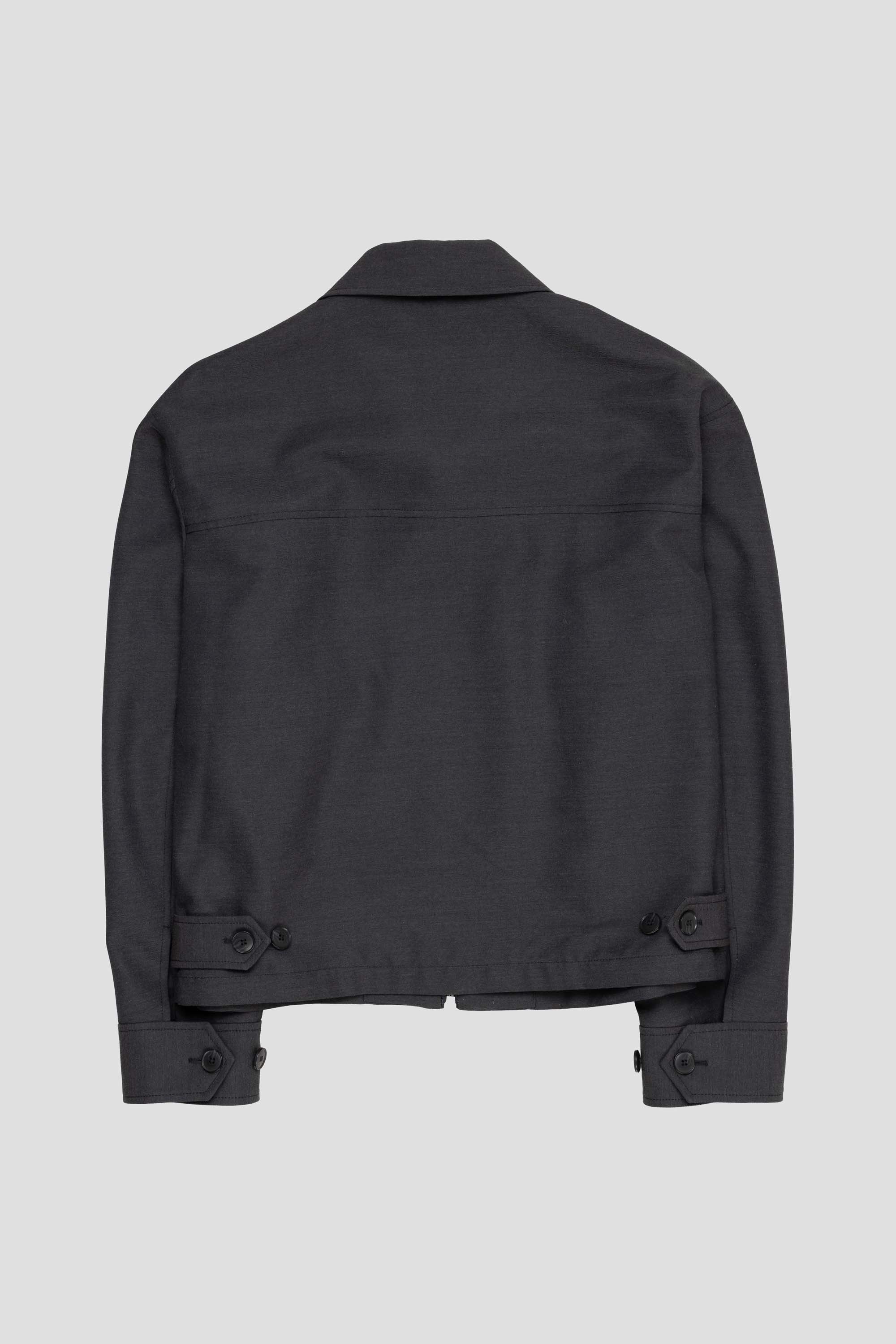 Mail Jacket Dark Grey Wool